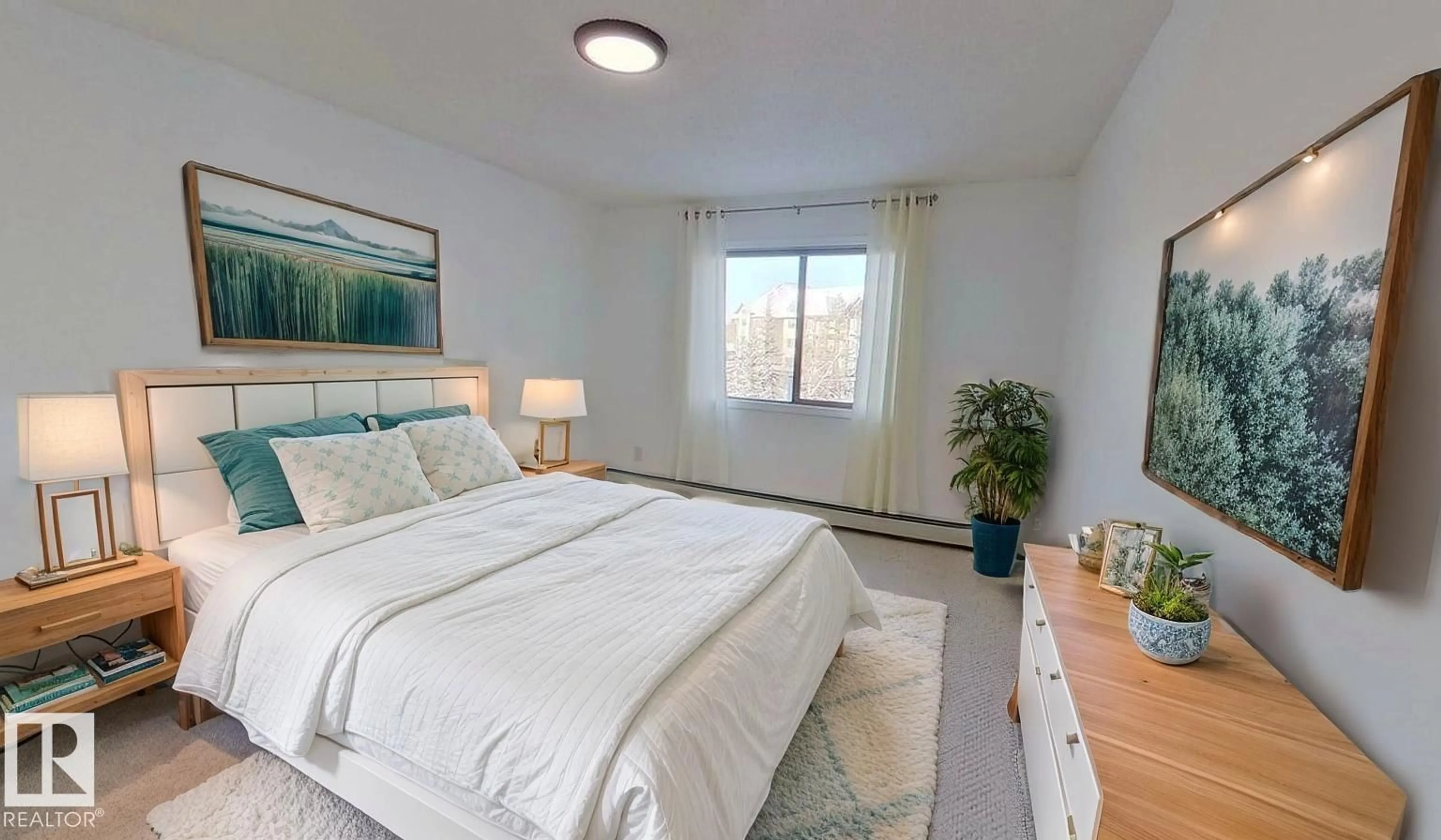 Bedroom with bed, unknown for #326 - 2903 RABBIT HILL RD, Edmonton Alberta T6R3A3