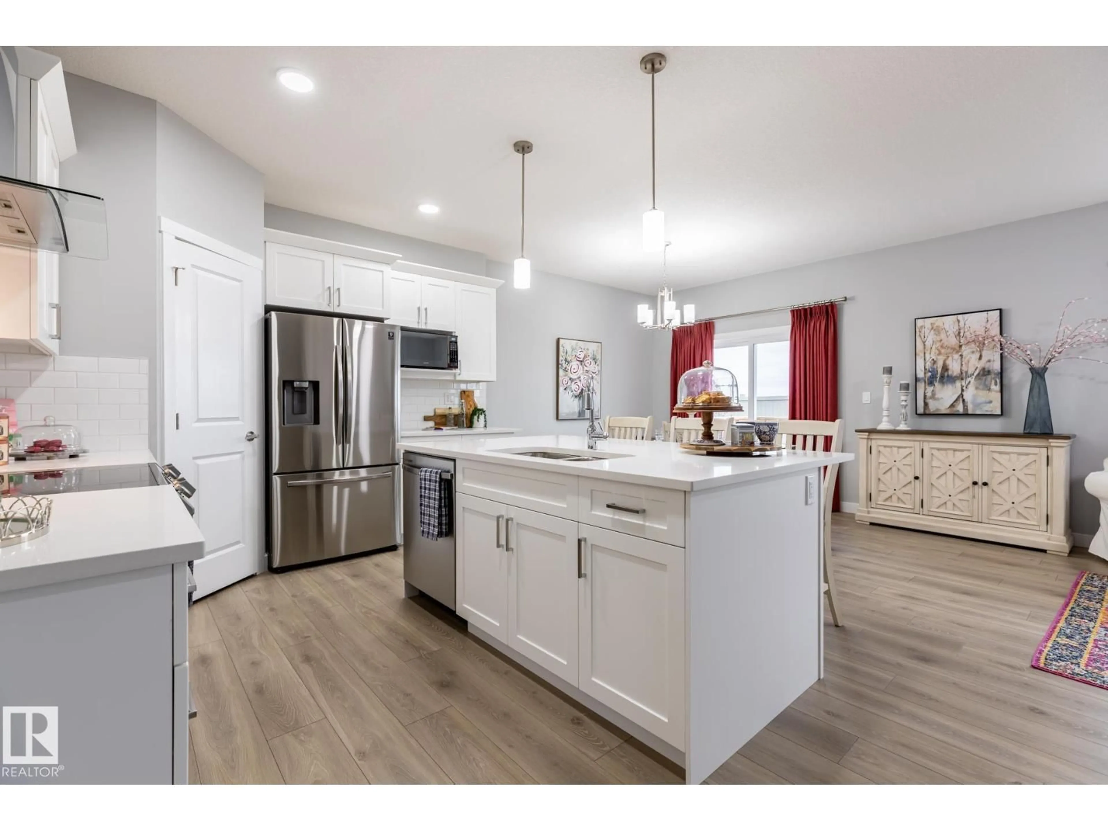 Open concept kitchen, unknown for 19424 26 AV, Edmonton Alberta T6M1P5