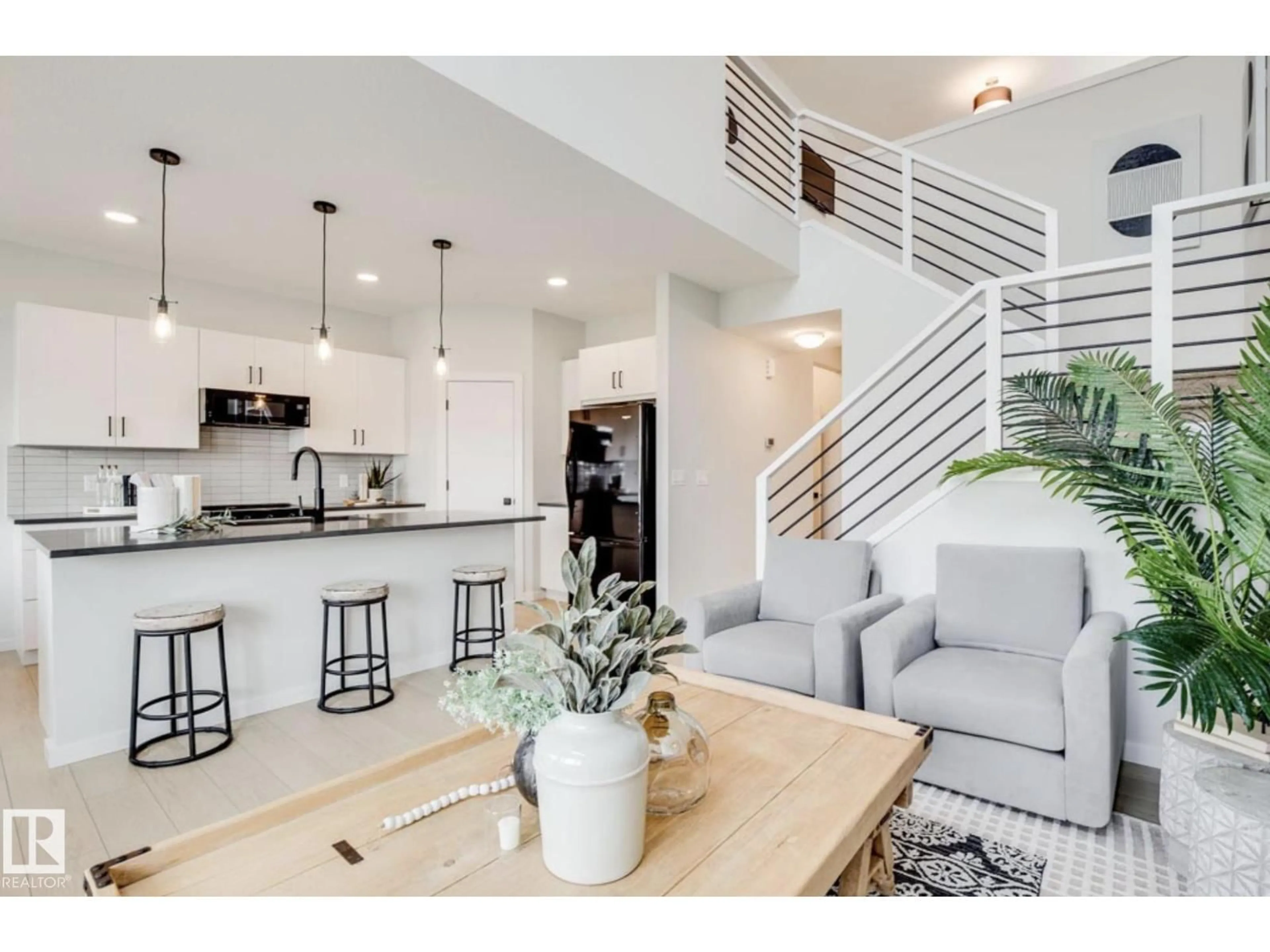 Open concept kitchen, unknown for 2535 211 ST, Edmonton Alberta T6M3H1