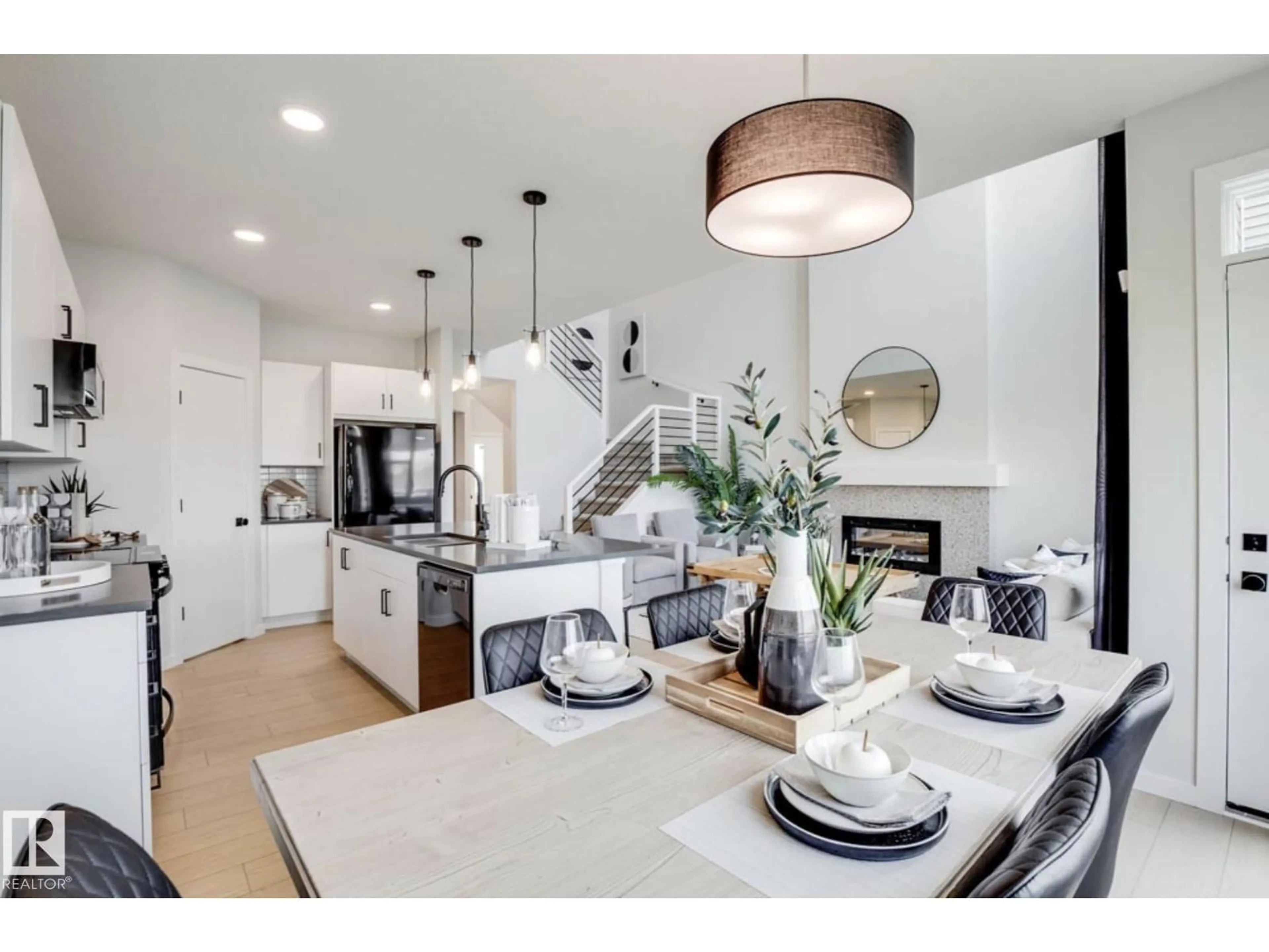 Open concept kitchen, unknown for 2535 211 ST, Edmonton Alberta T6M3H1