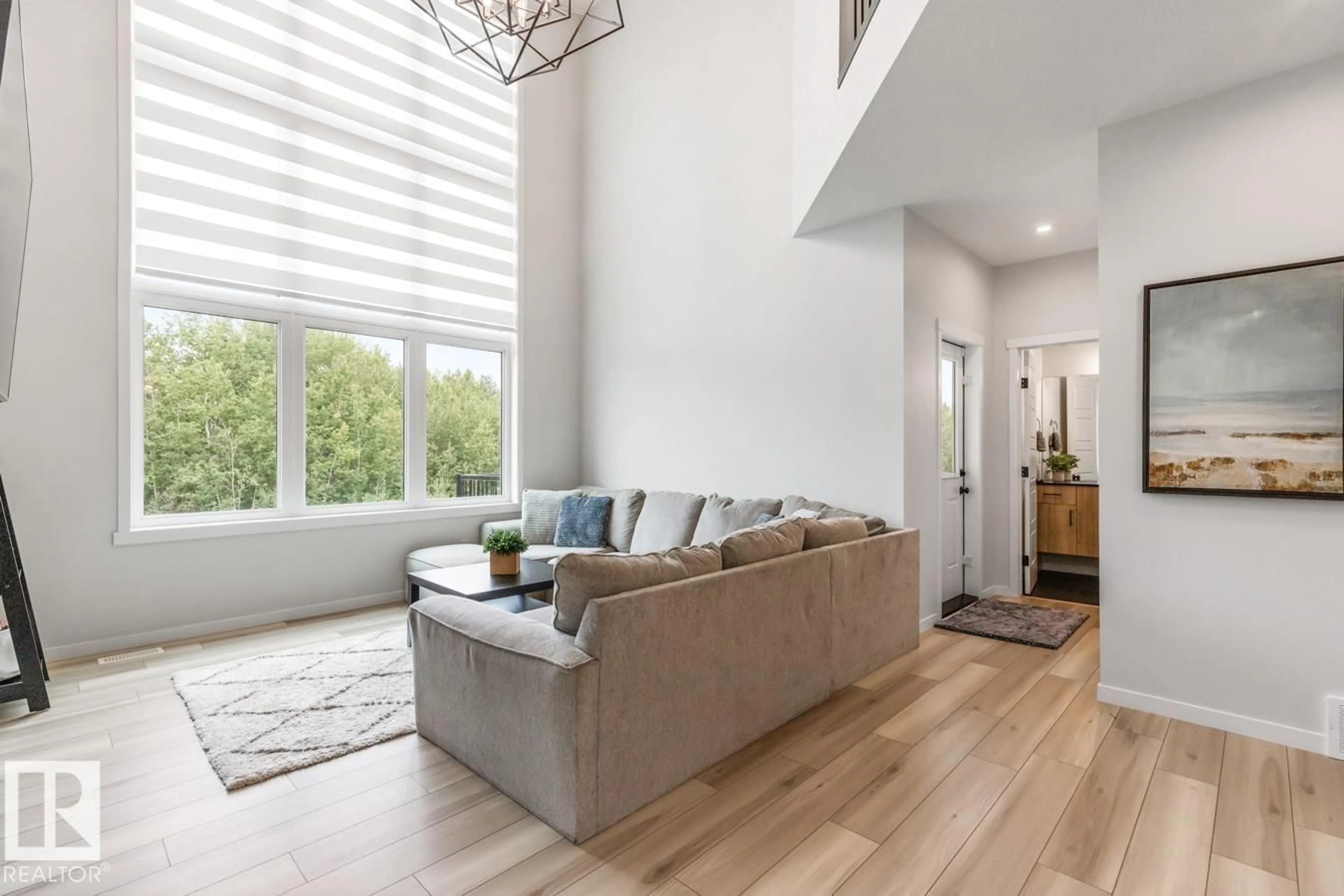 Living room with furniture, unknown for 194 RANCHER RD, Ardrossan Alberta T8E0B4