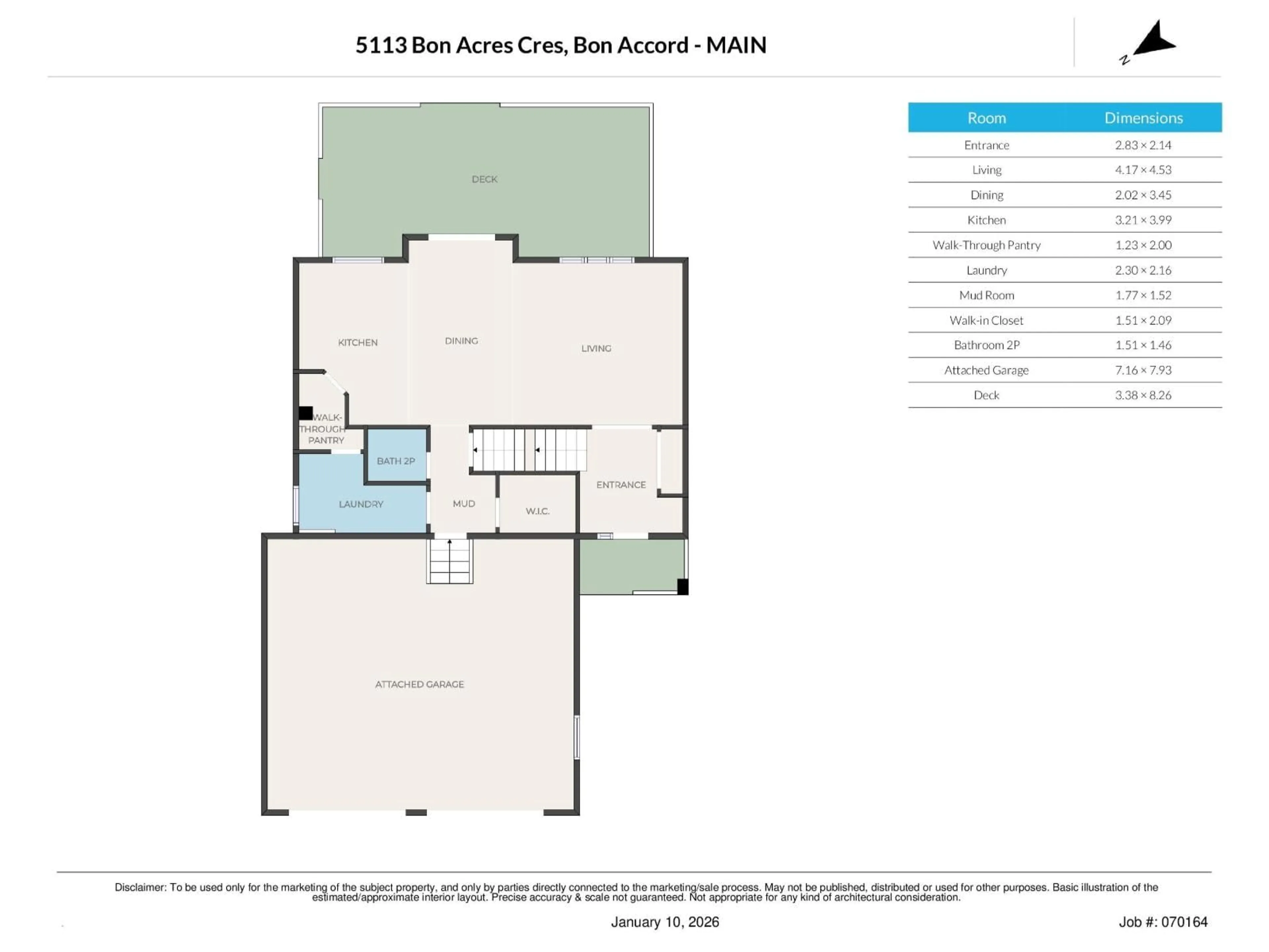 Floor plan for 5113 BON ACRES CR, Bon Accord Alberta T0A0K0