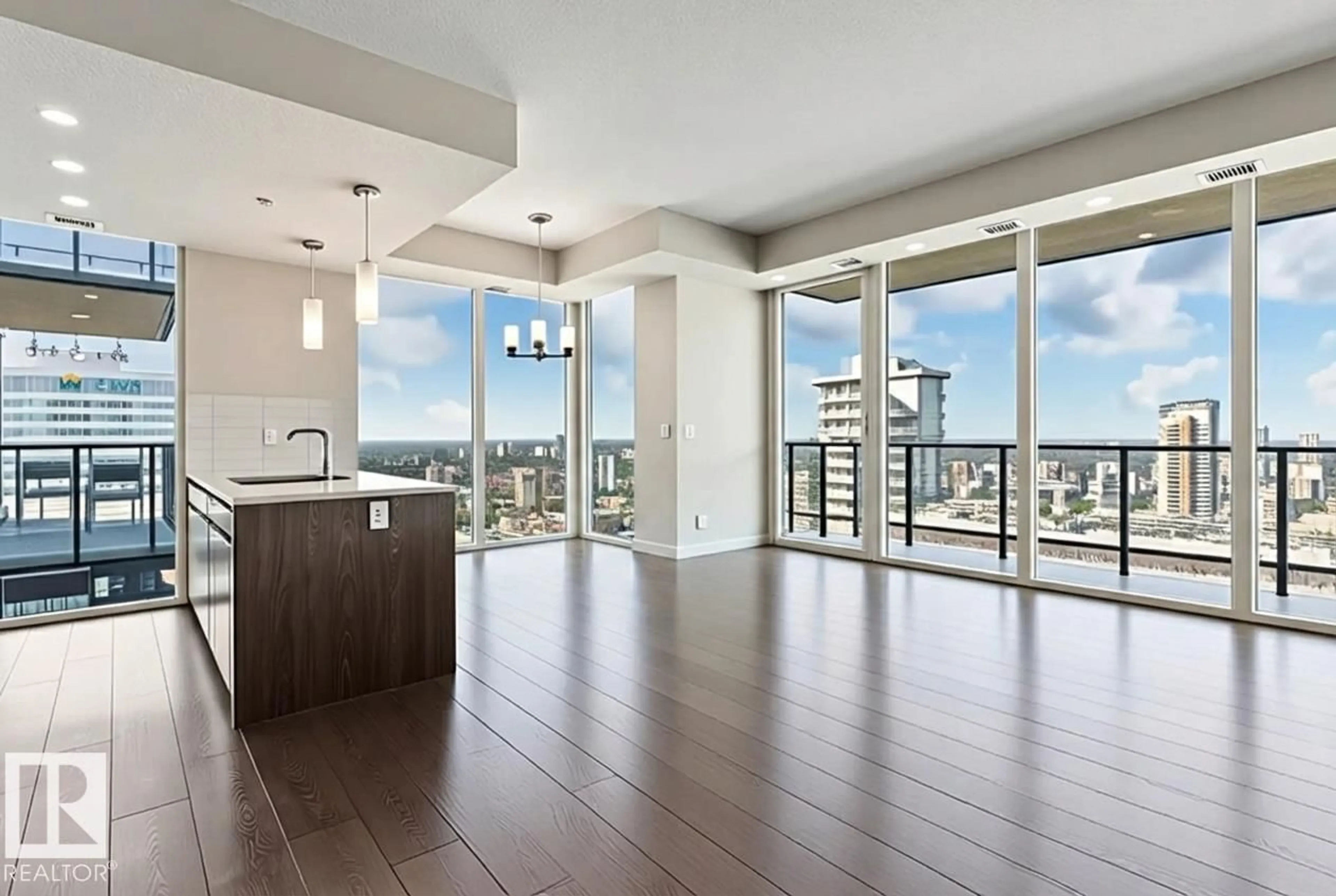 Open concept kitchen, unknown for 3301 - 10180 103 ST NW, Edmonton Alberta T5J0L1