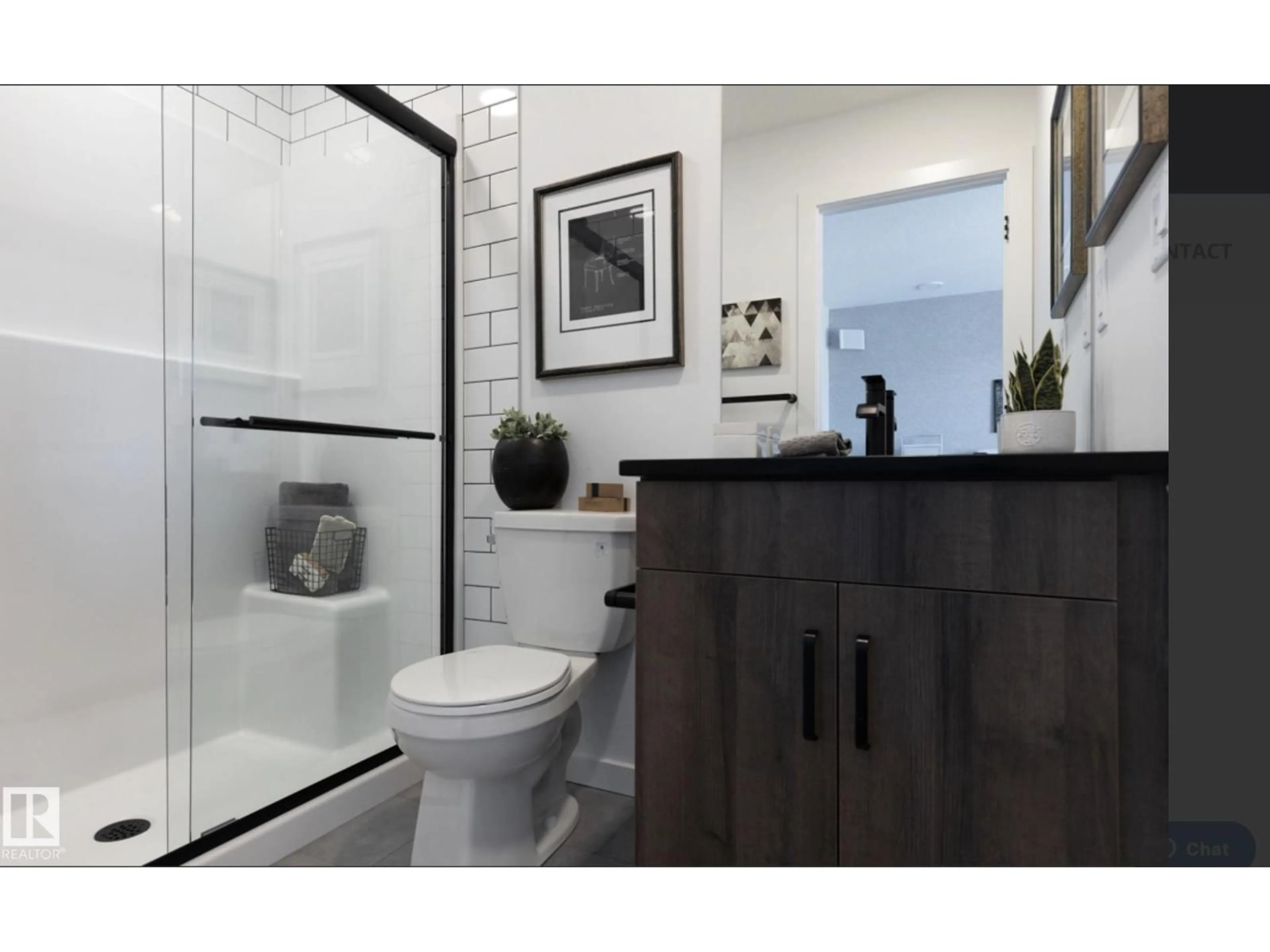 Contemporary bathroom, ceramic/tile floor for 5605 PARC REUNIS WY, Beaumont Alberta T4X2Z7