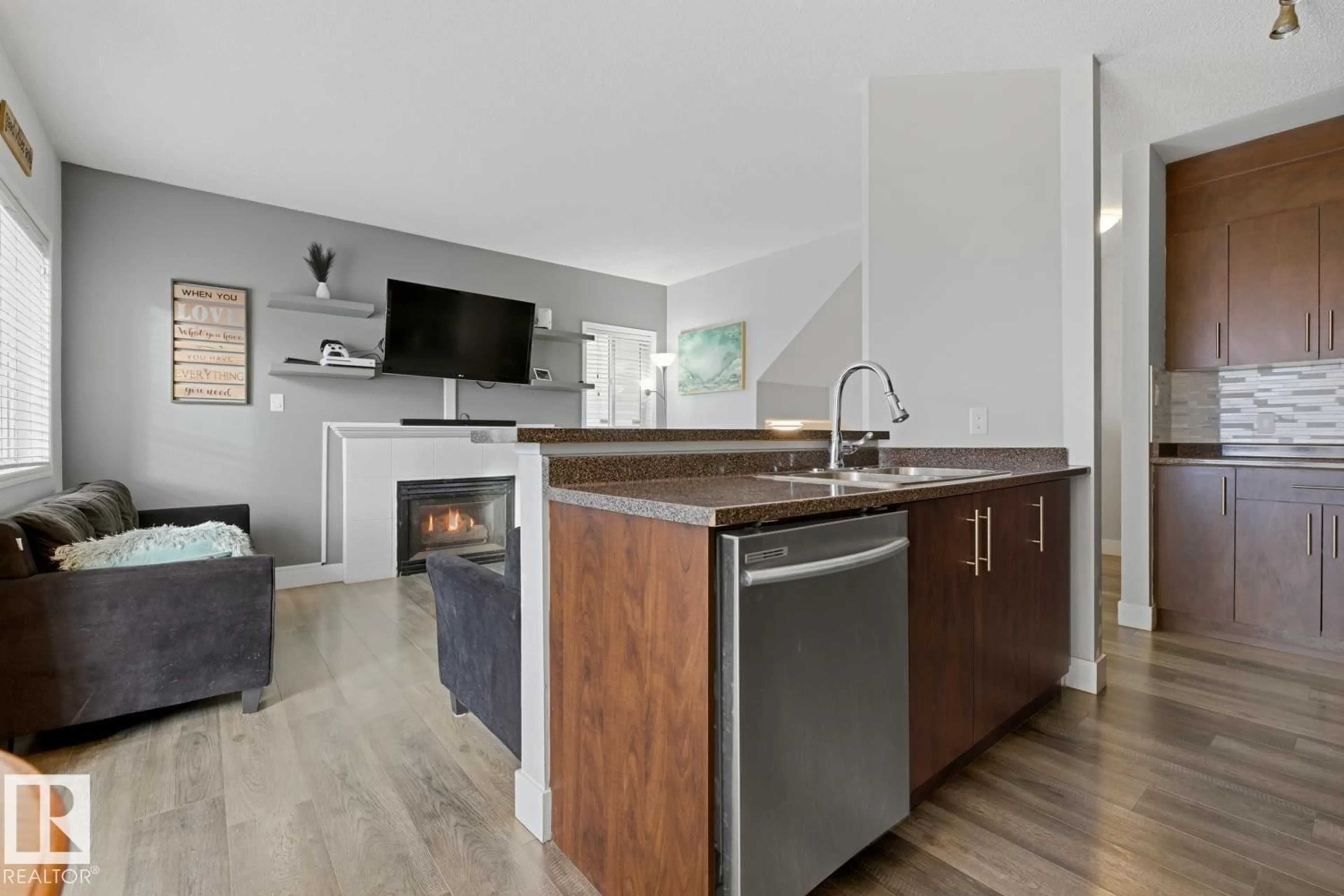 Open concept kitchen, unknown for 843 - 59 YOUVILLE DR W NW, Edmonton Alberta T6L6X8