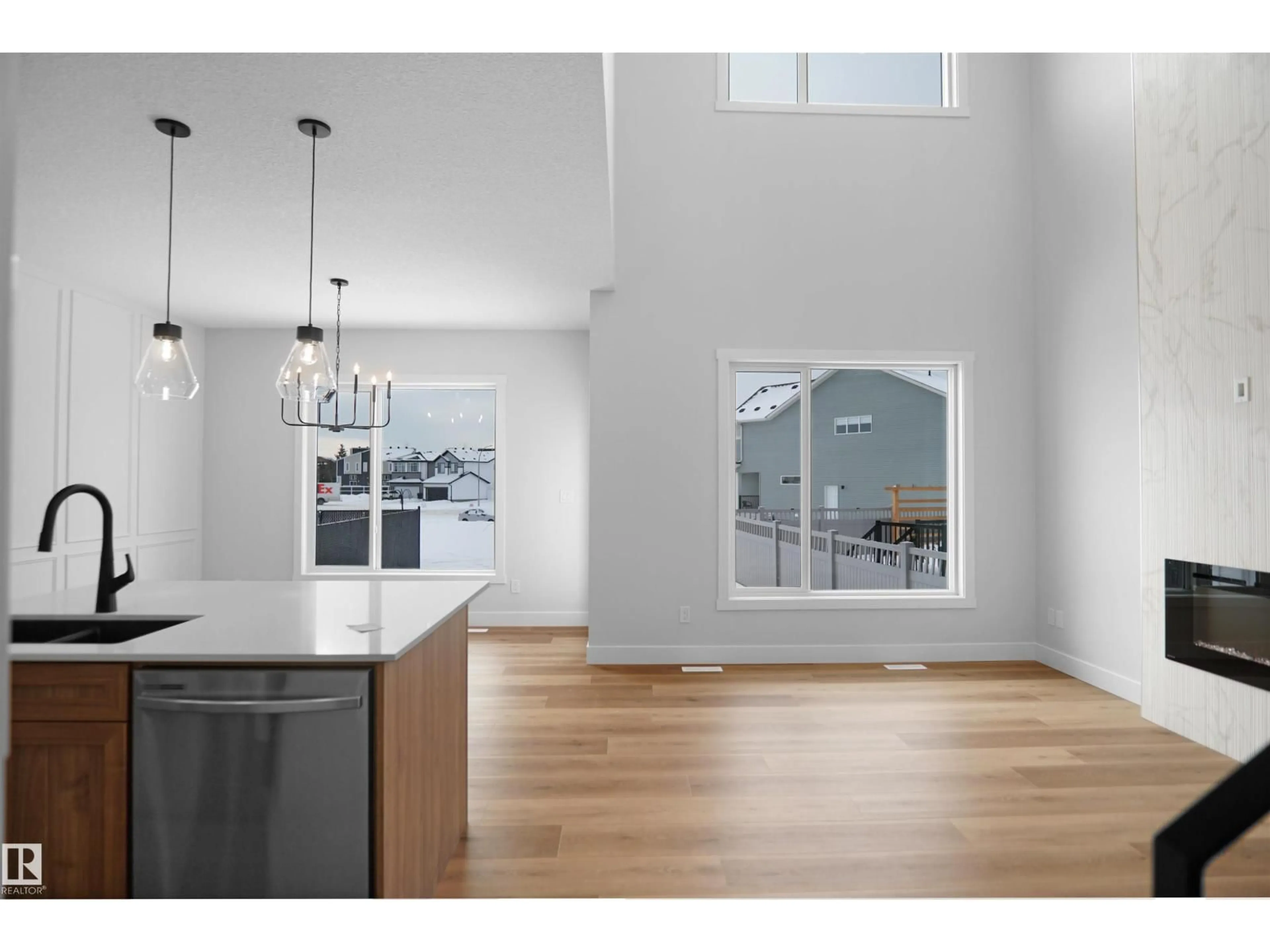Open concept kitchen, unknown for NW - 2823 152 AV, Edmonton Alberta T5Y3Y8