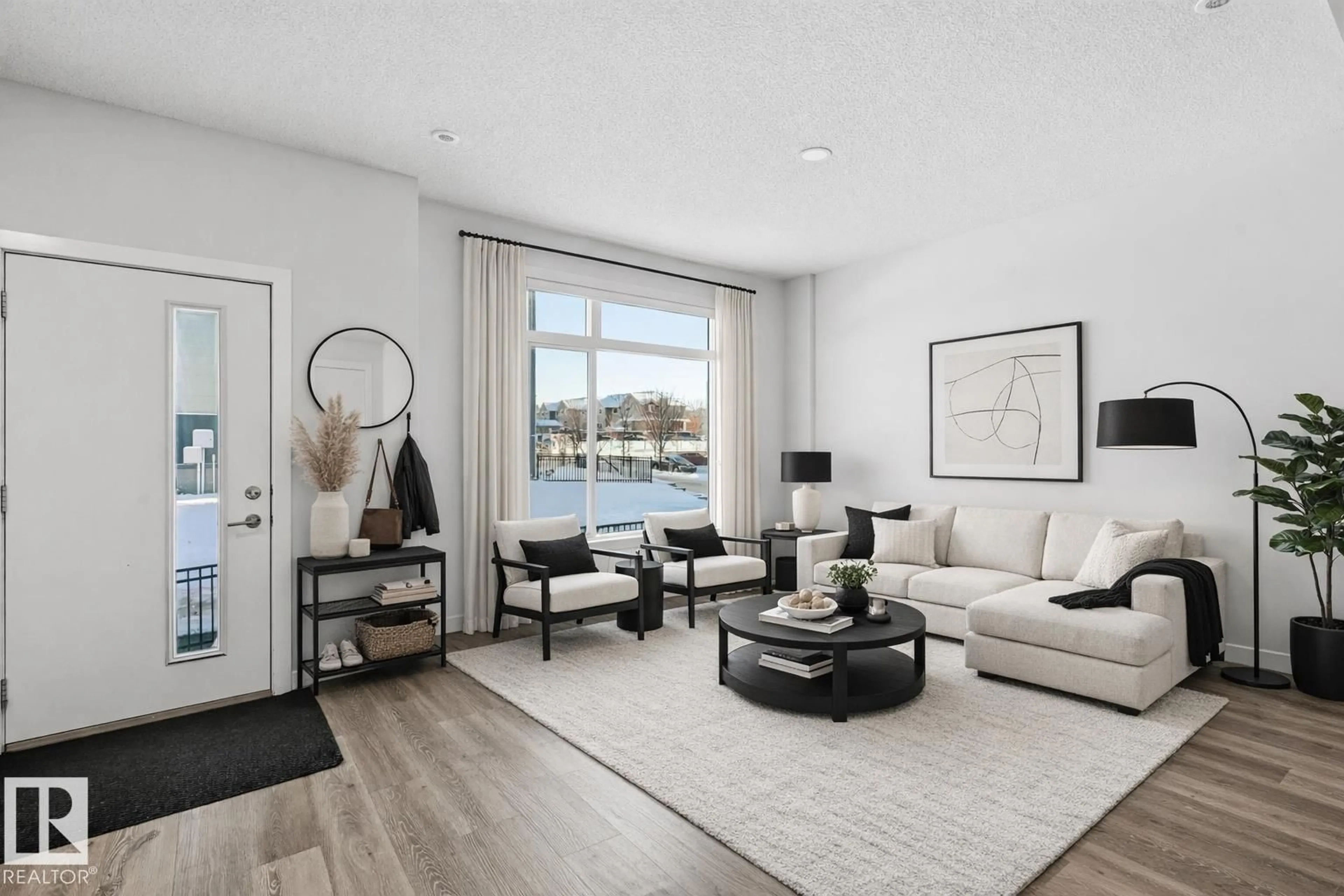 Living room with furniture, unknown for 804 - 152 WELSH DR, Edmonton Alberta T6X1Y8