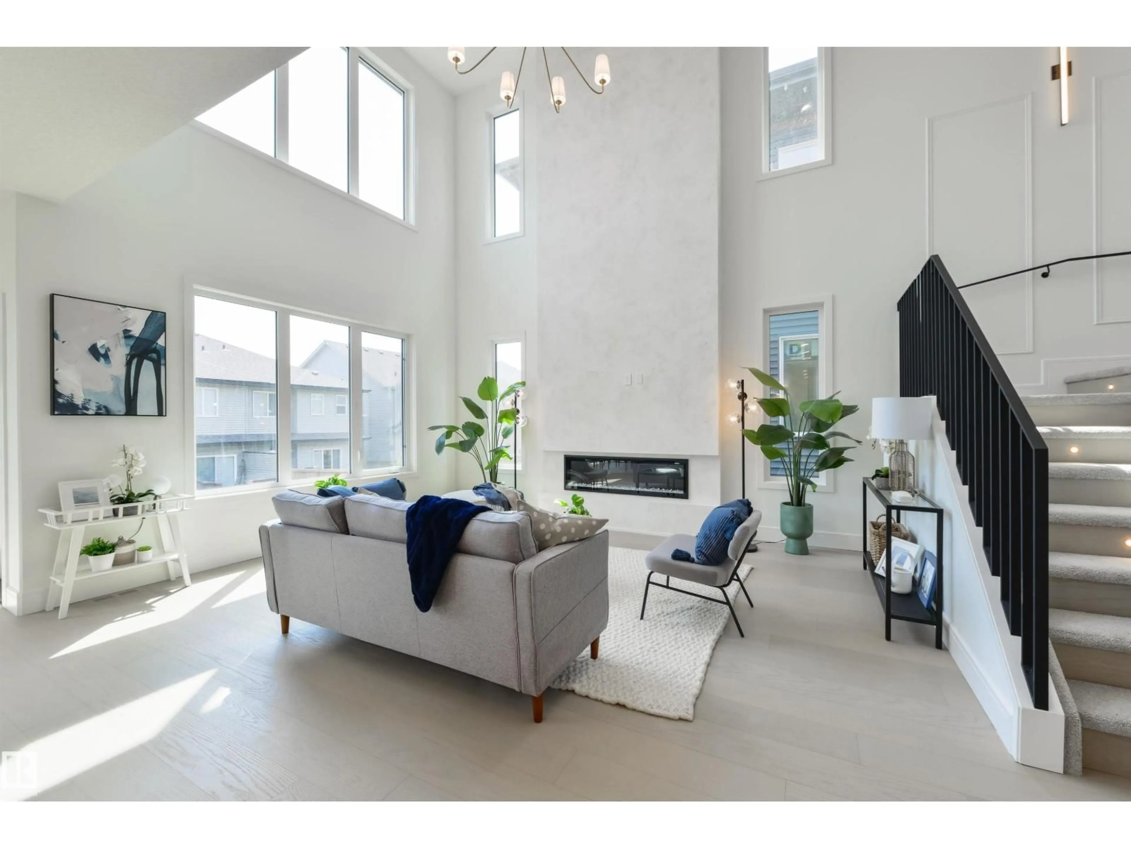 Living room with furniture, unknown for 5449 KOOTOOK RD, Edmonton Alberta T6W4W1