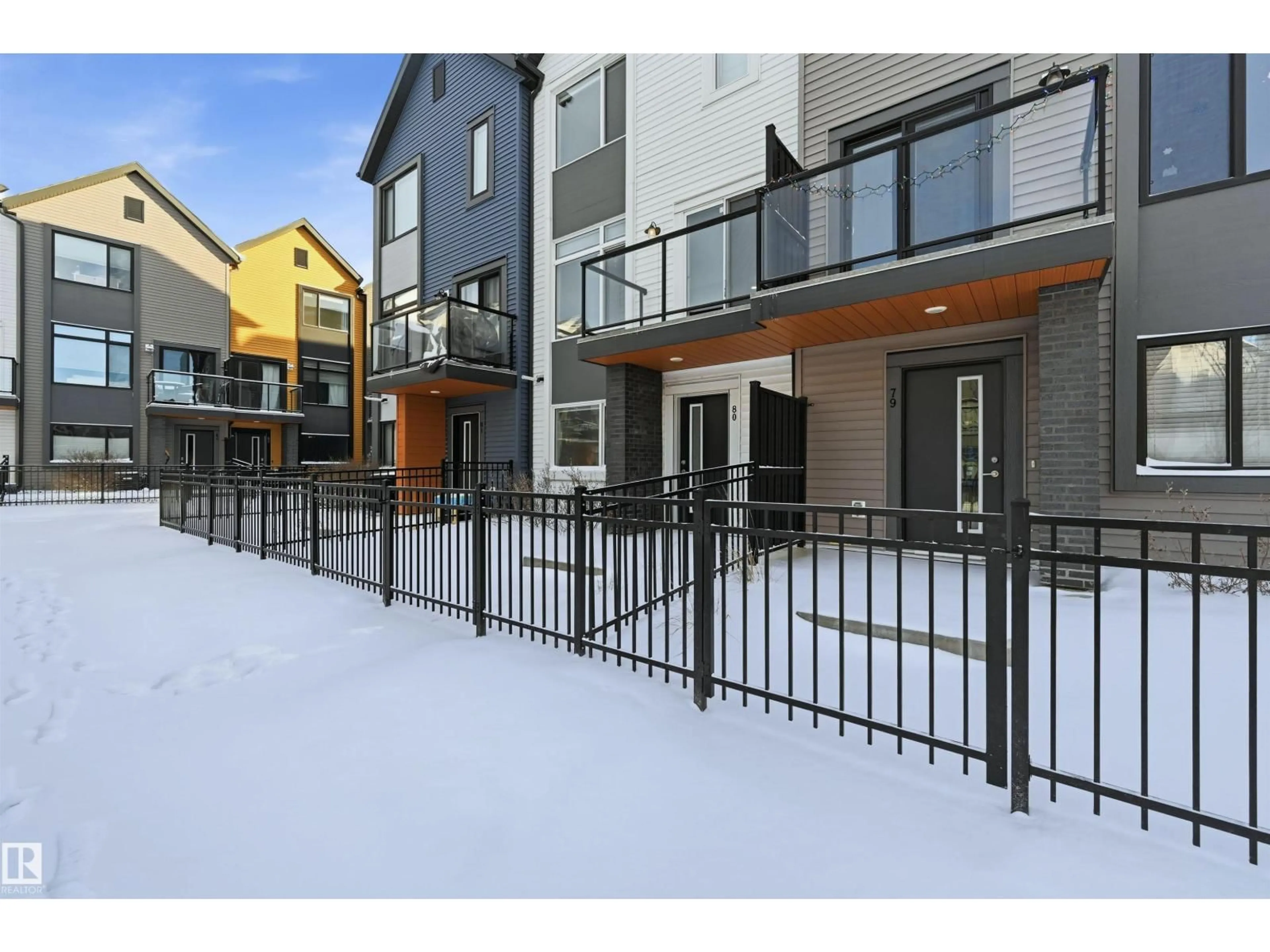 Patio, street for 80 1010 RABBIT HILL RD, Edmonton Alberta T6W4G7