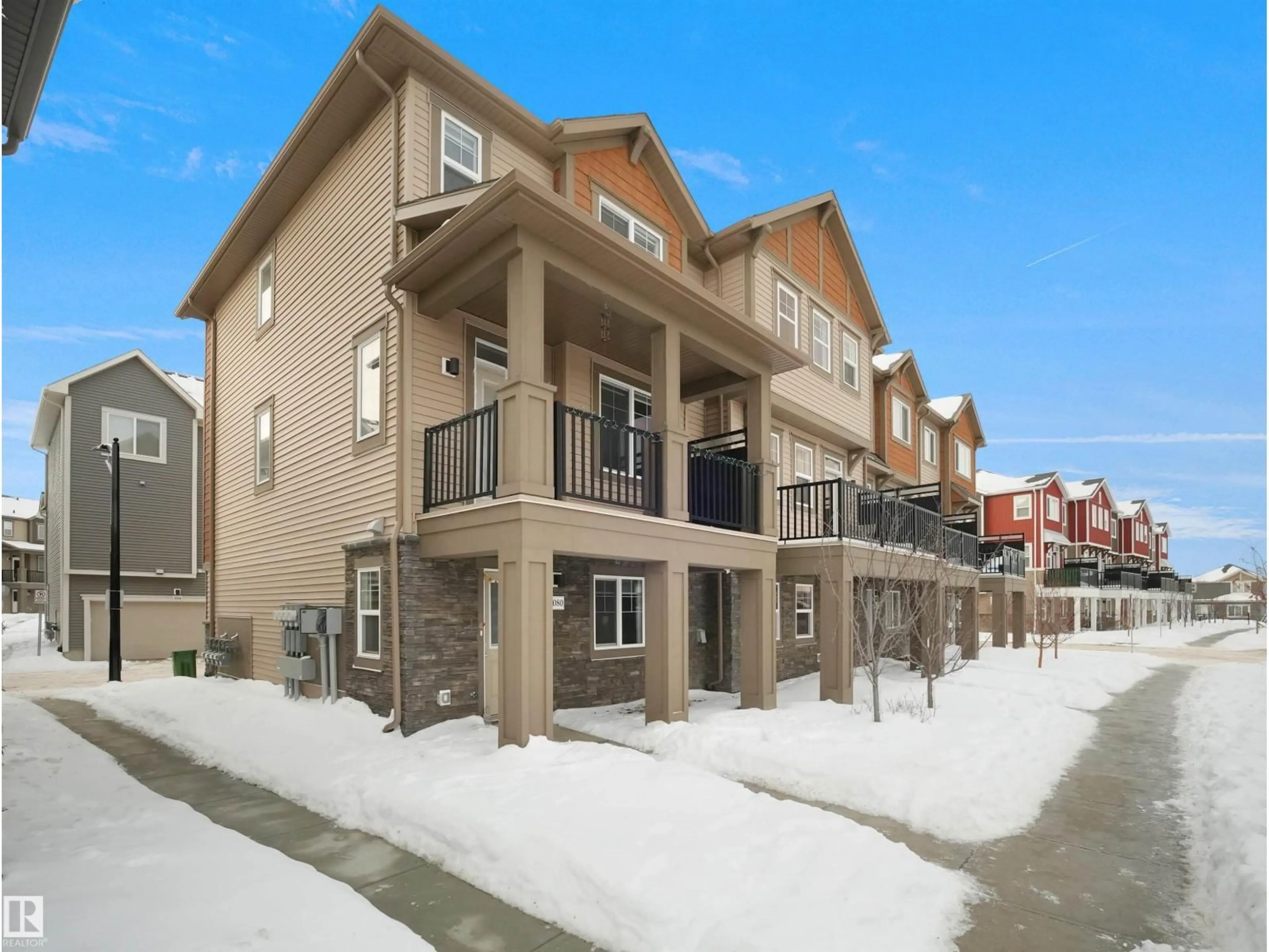 Patio, street for 2080 WONNACOTT WY, Edmonton Alberta T6X2V7