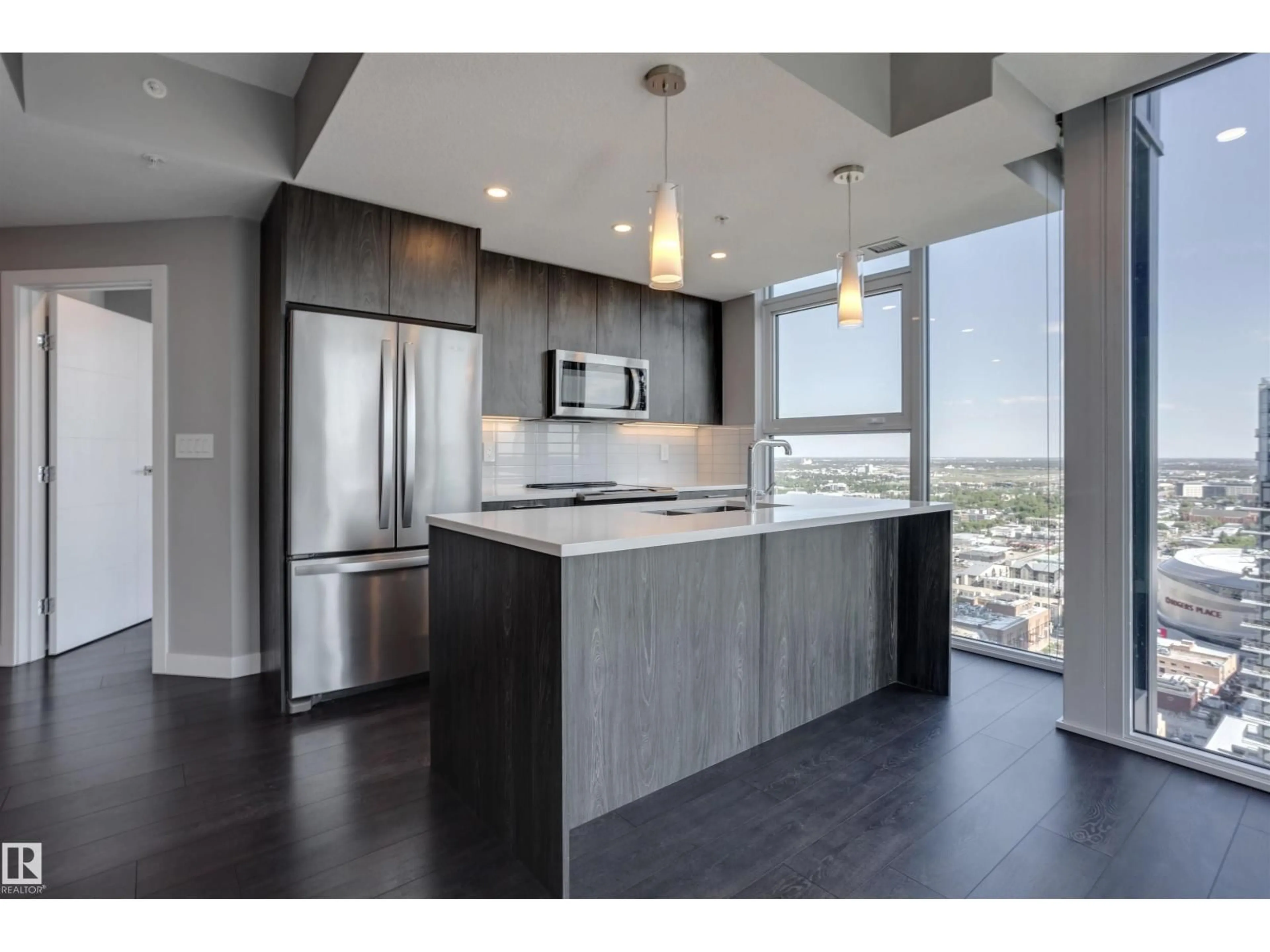 Open concept kitchen, unknown for 3303 - 10180 103 ST NW, Edmonton Alberta T5J0L1