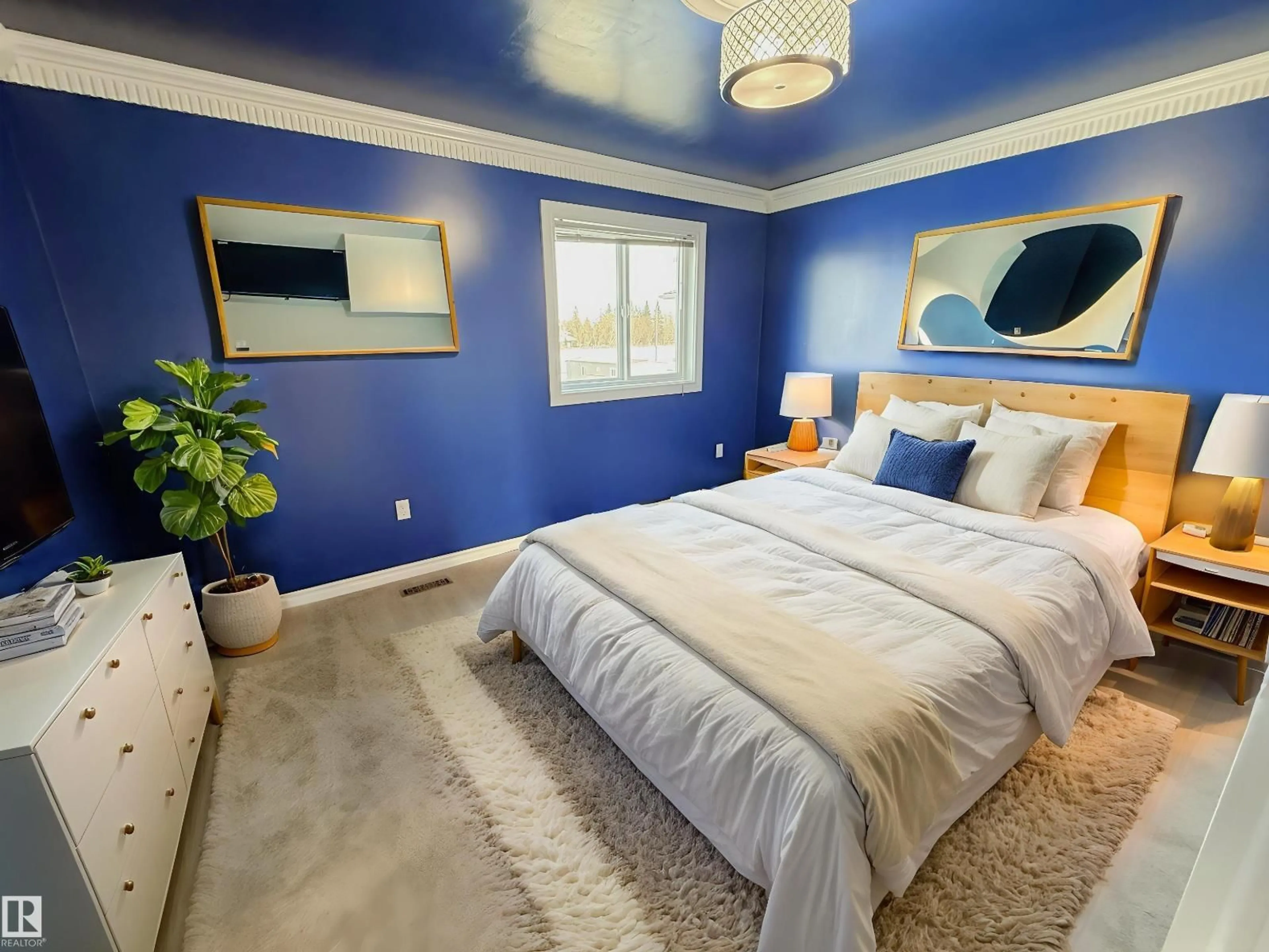 Bedroom with bed, carpet floor for 5002 52 AV, Calmar Alberta T0C0V0