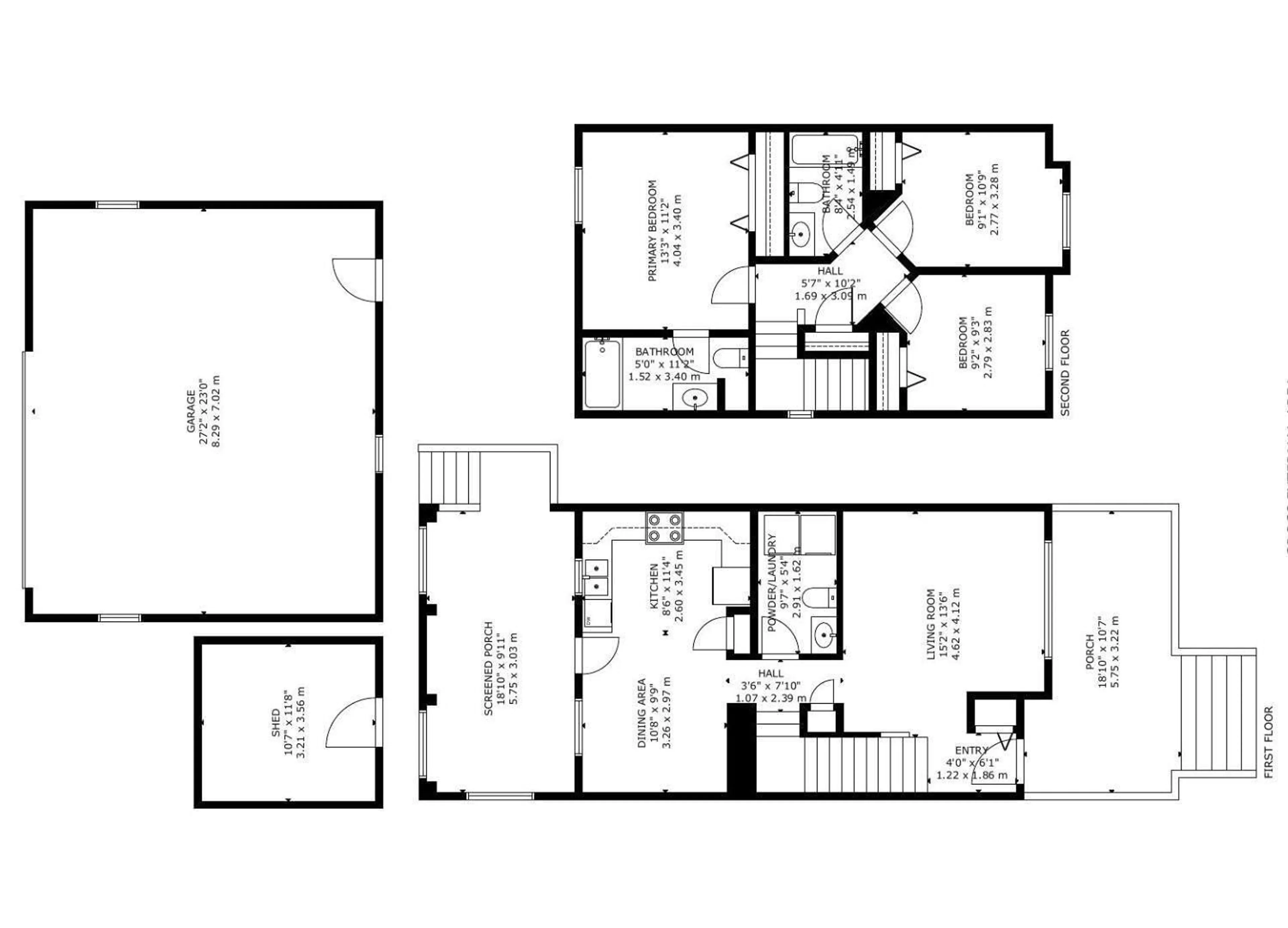 Floor plan for 5002 52 AV, Calmar Alberta T0C0V0
