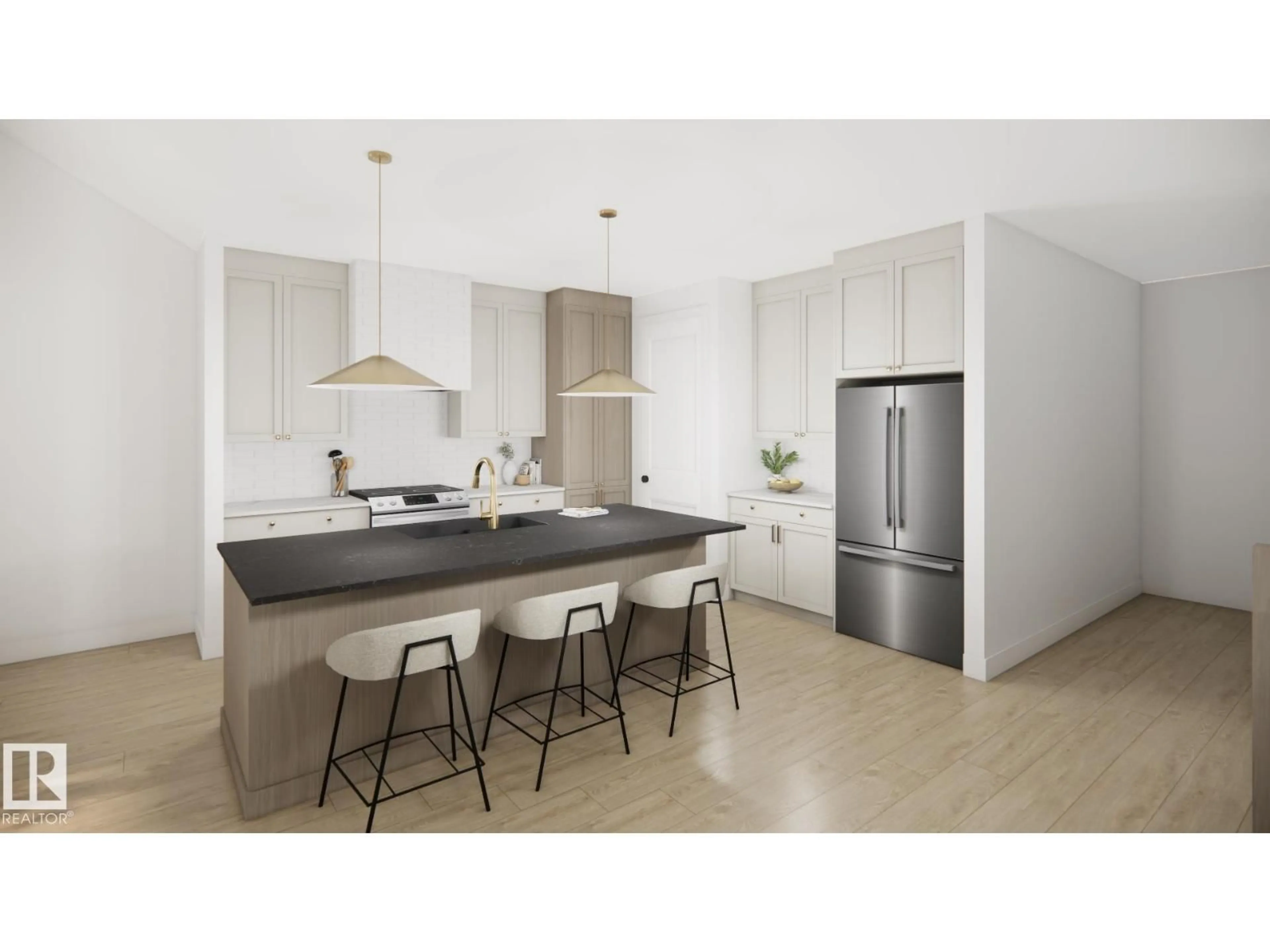 Open concept kitchen, unknown for 21 SYDWYCK CI, Spruce Grove Alberta T7X4C9