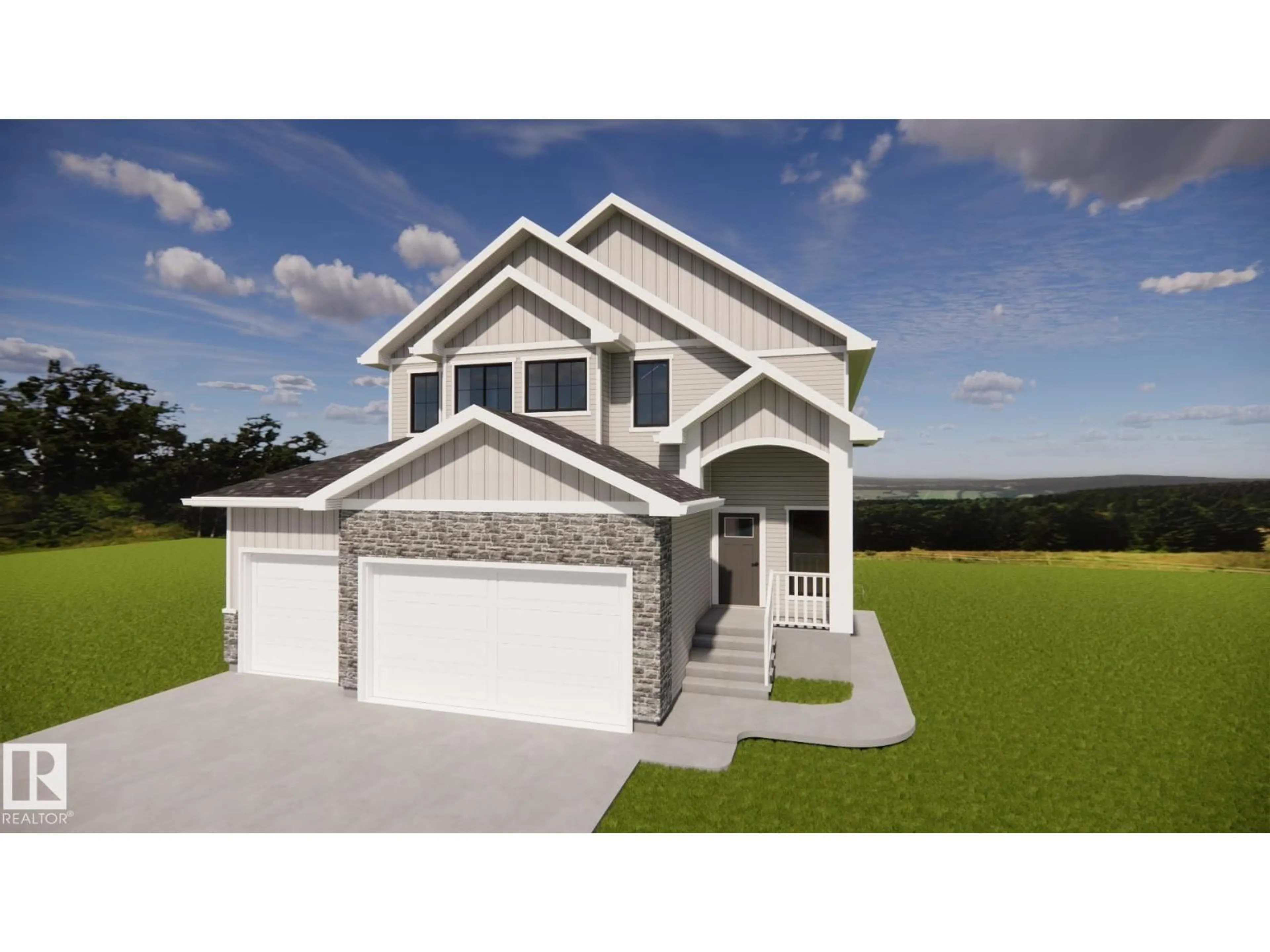 Home with vinyl exterior material, street for 155 GRAYBRIAR DR, Stony Plain Alberta T7Z0M7