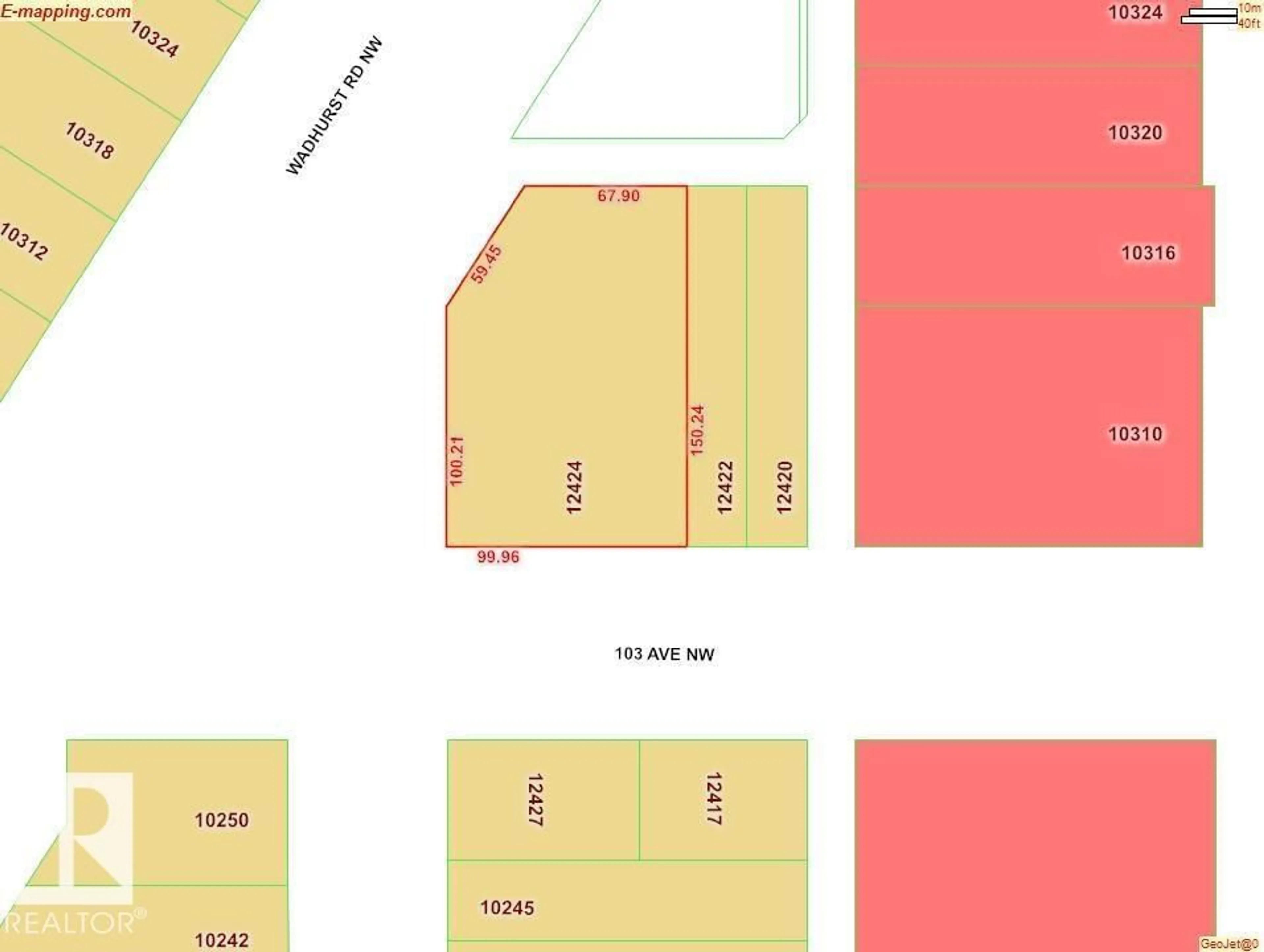 Floor plan for 12428 103 AV, Edmonton Alberta T5N0R3