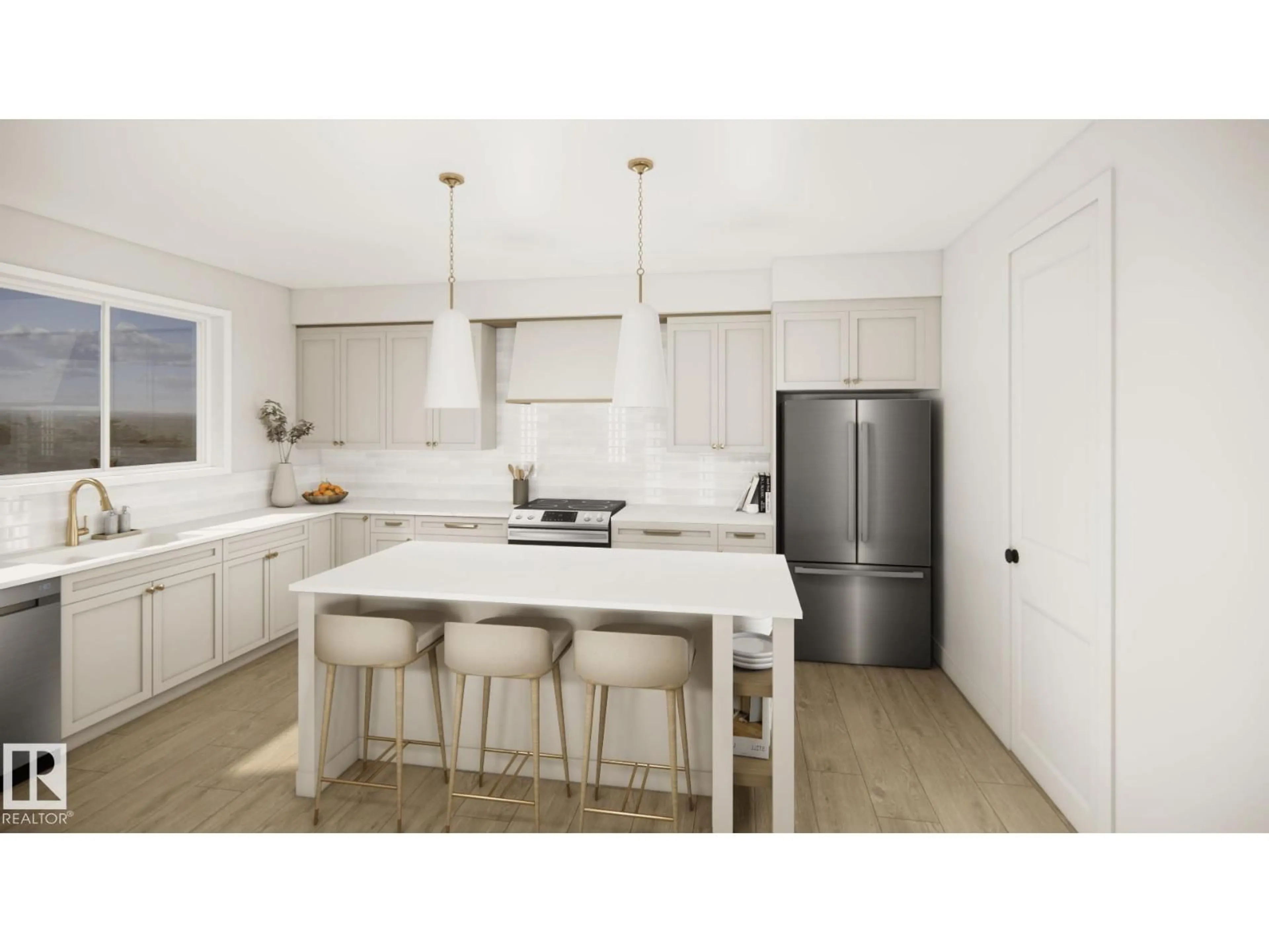 Open concept kitchen, unknown for 157 GRAYBRIAR DR, Stony Plain Alberta T7Z0M7