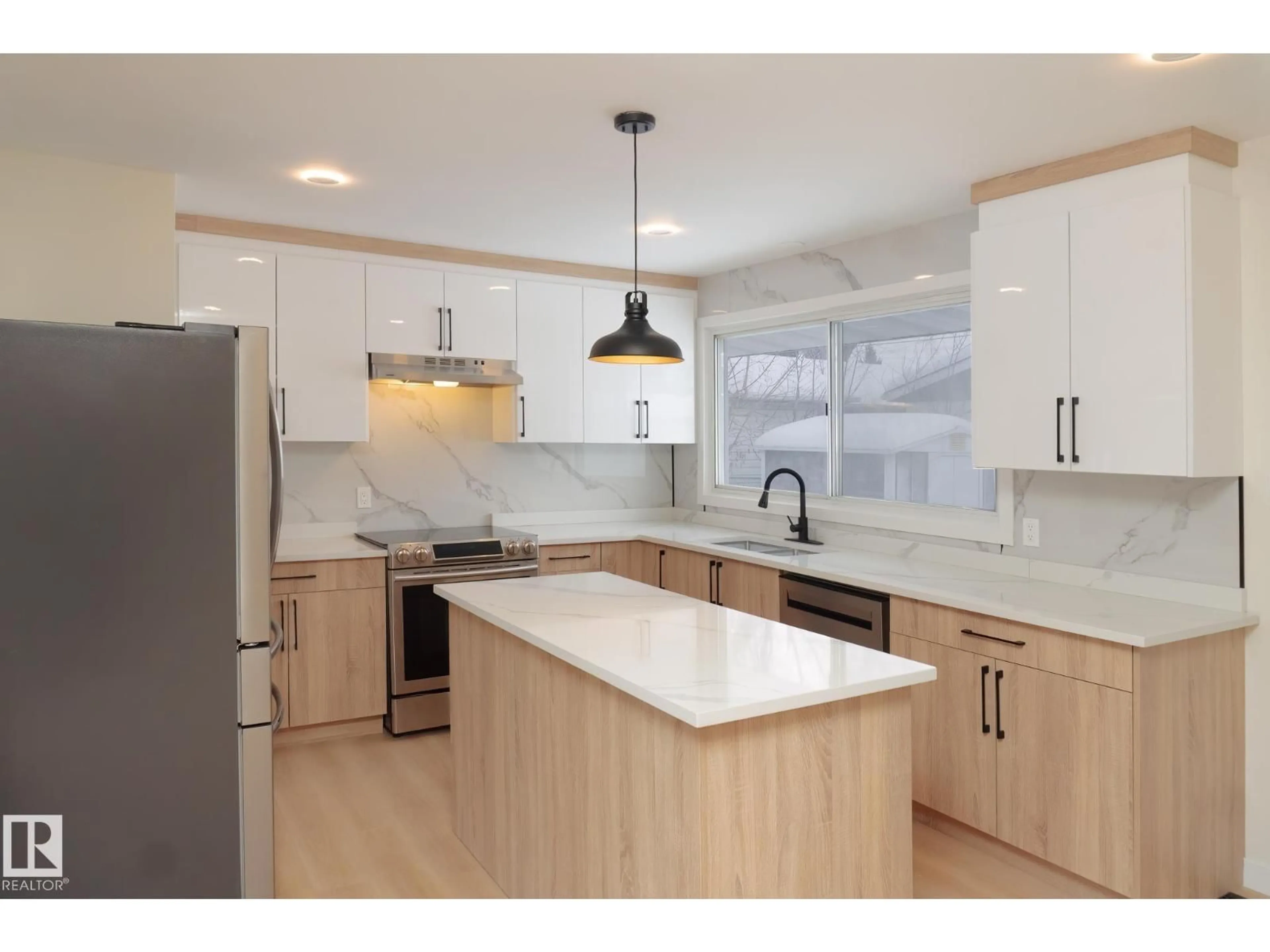 Open concept kitchen, unknown for NW - 13711 133 AV, Edmonton Alberta T5L3T3