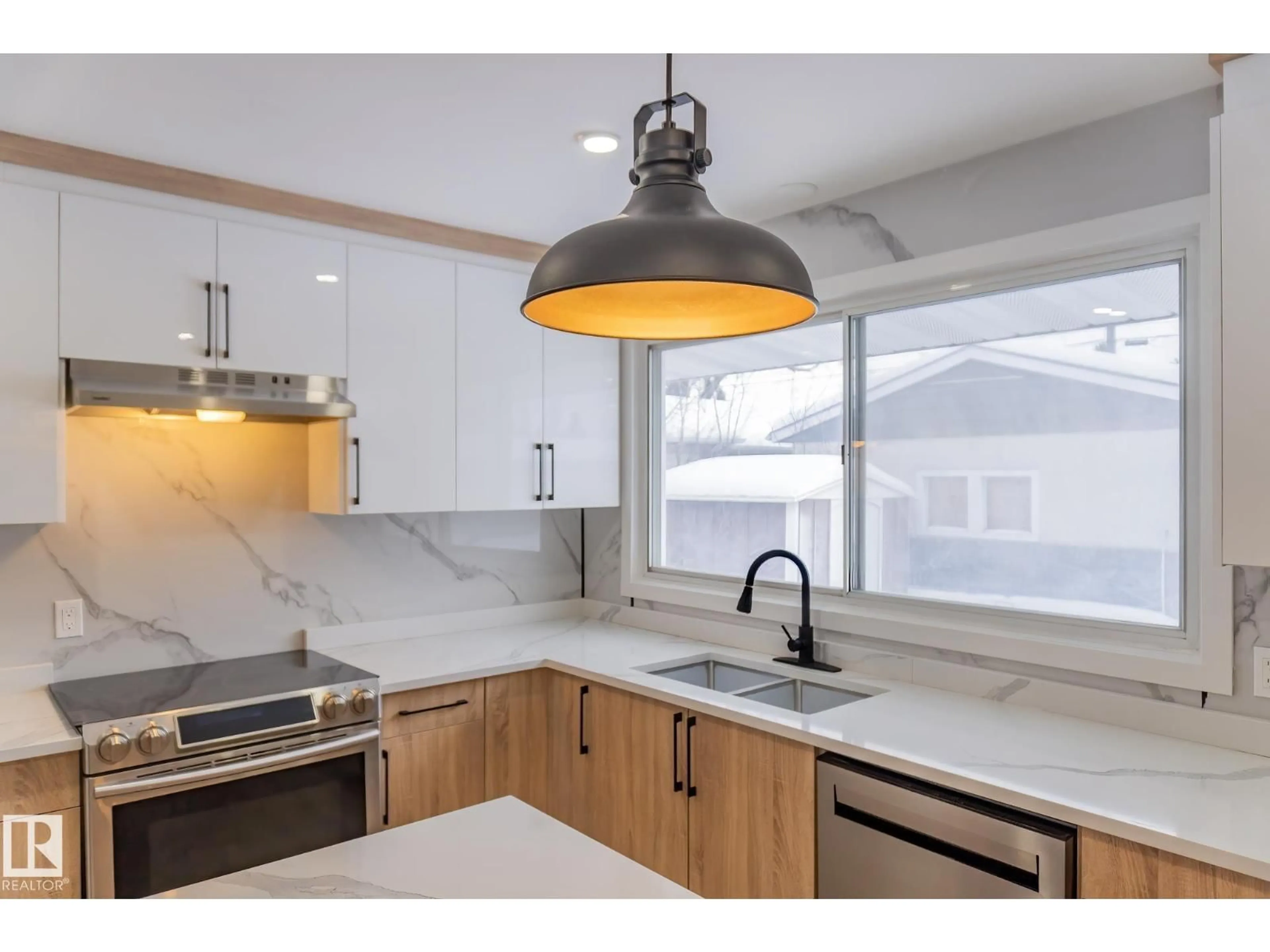 Open concept kitchen, unknown for NW - 13711 133 AV, Edmonton Alberta T5L3T3