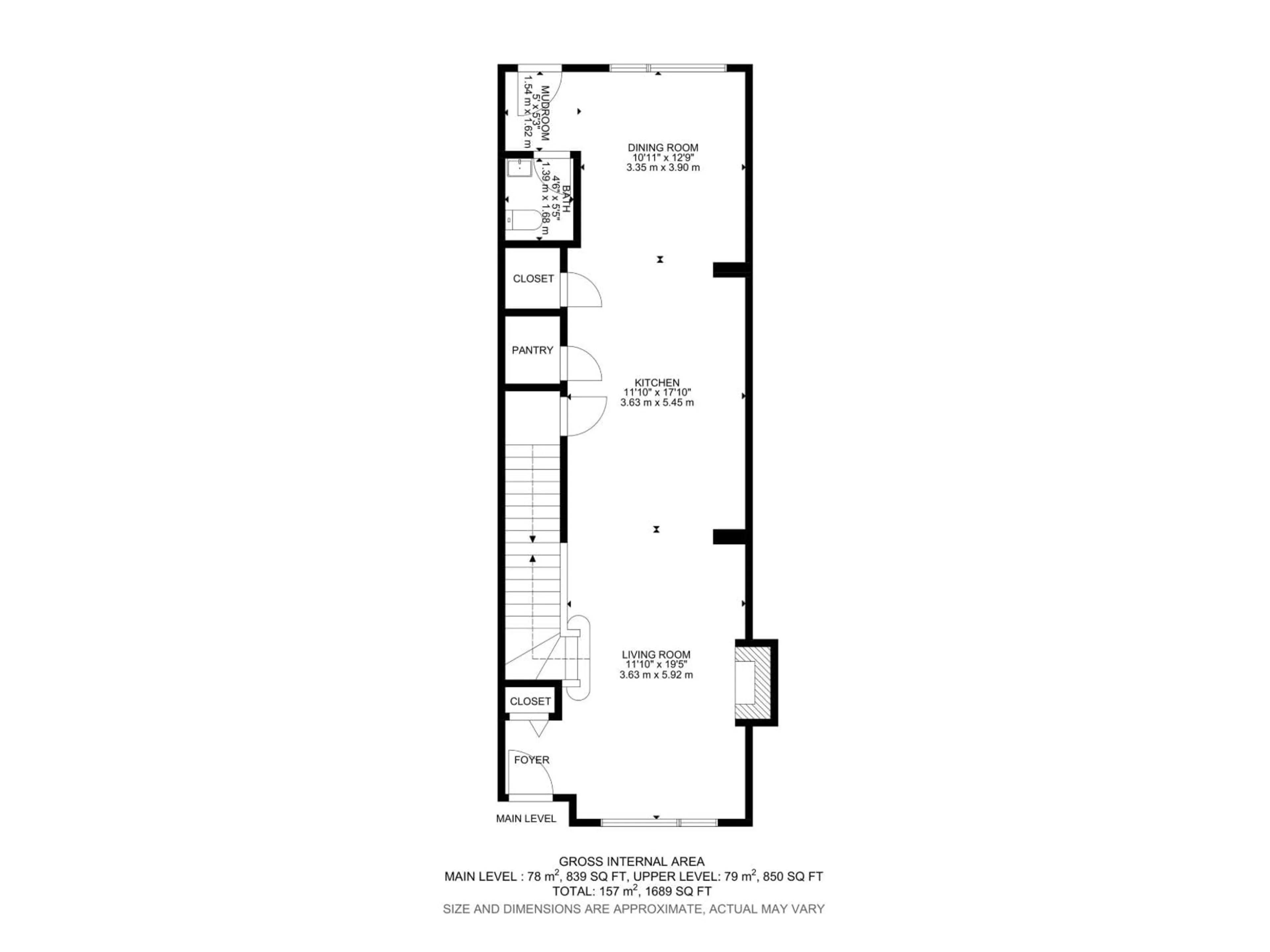 Floor plan for 10124 82 ST, Edmonton Alberta T6A3M2