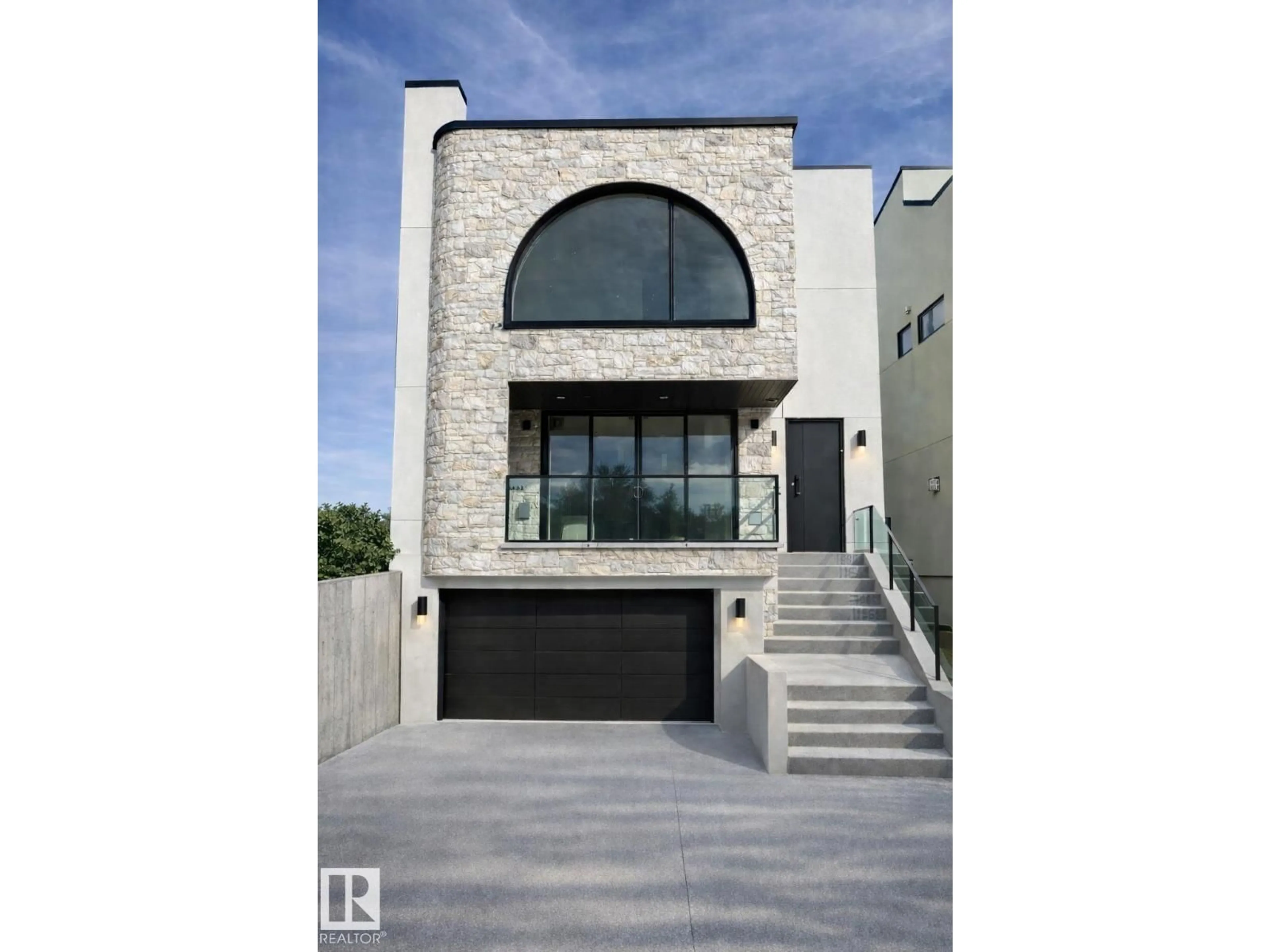 Home with brick exterior material, street for NW - 7305B 155 ST, Edmonton Alberta T5R1V4