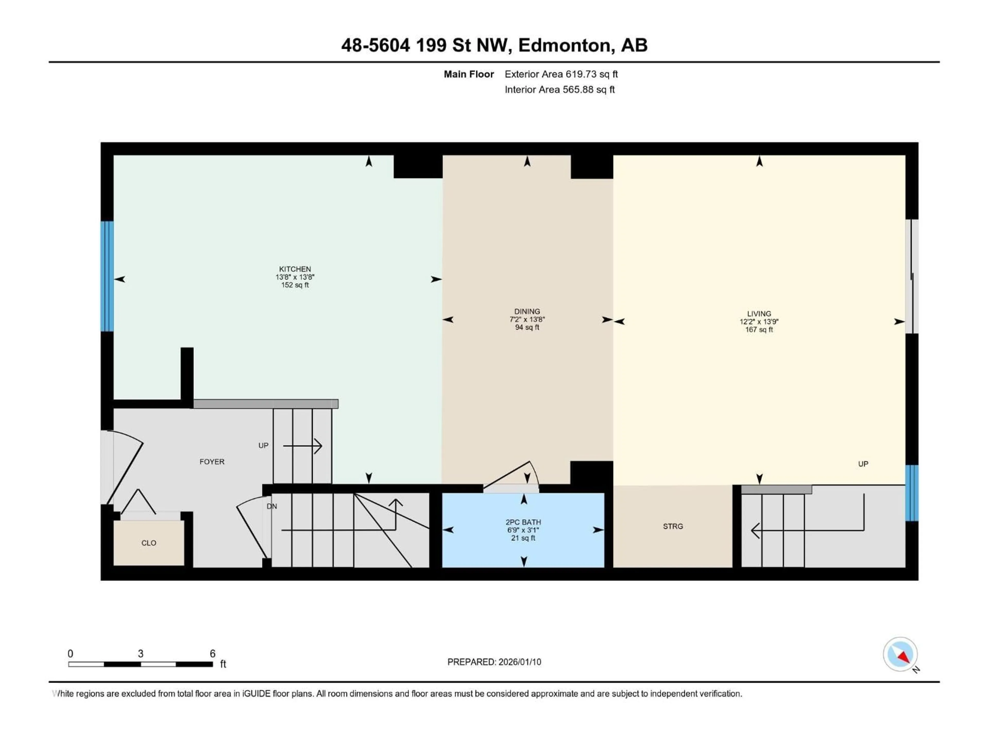 Floor plan for 48 - 5604 199 ST, Edmonton Alberta T6M2Z9