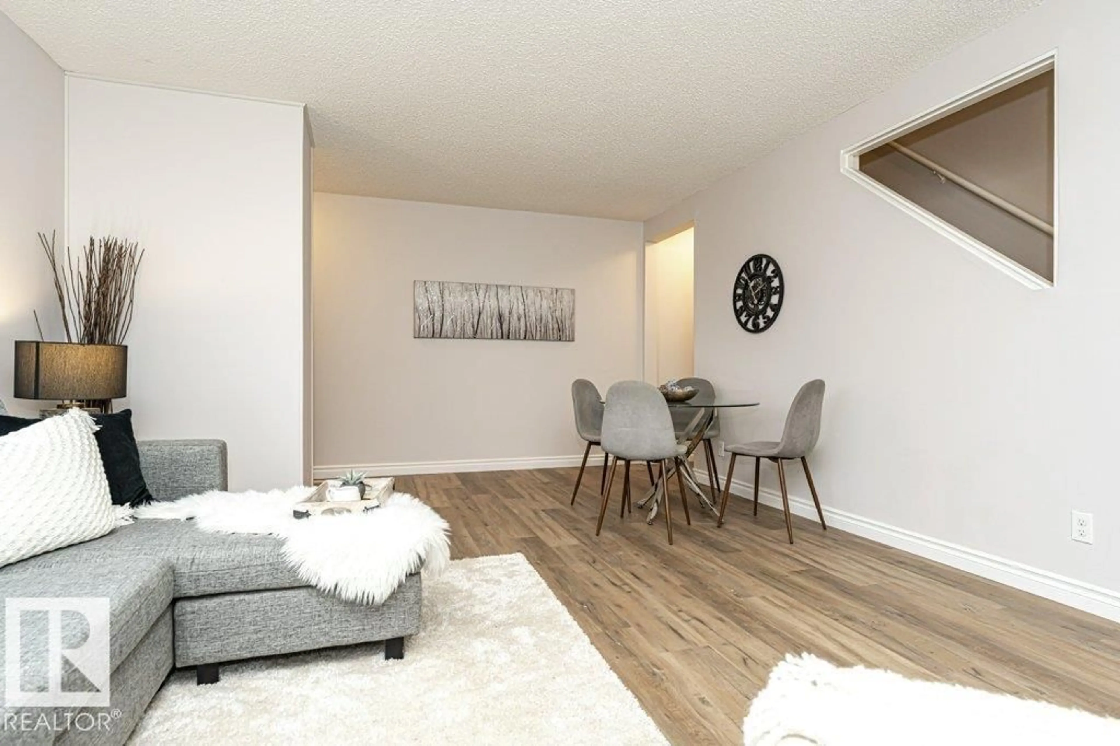 Living room with furniture, unknown for NW - 13229 85 ST, Edmonton Alberta T5E2Z7