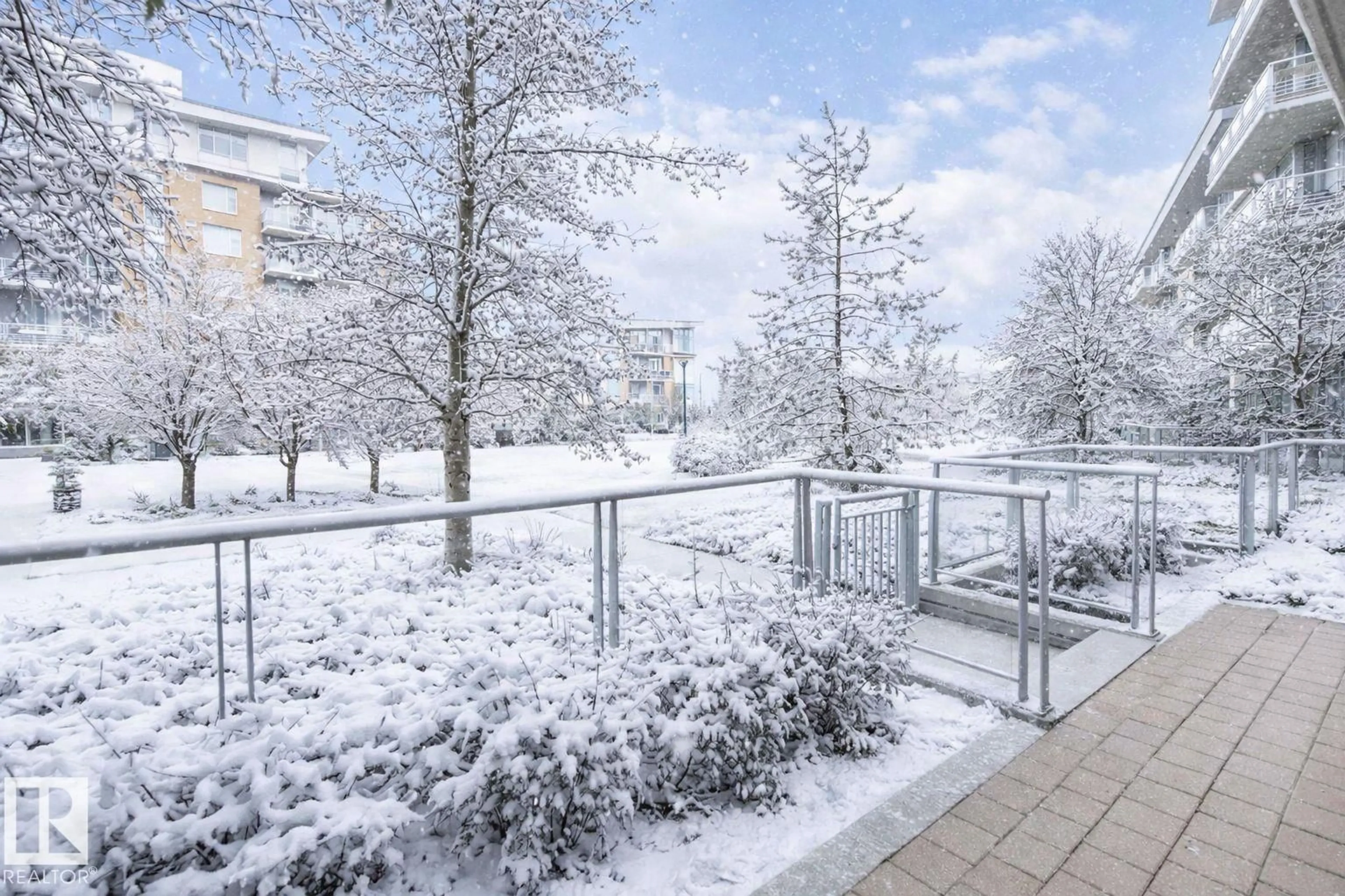 Patio, street for #108 - 2504 109 ST, Edmonton Alberta T6J2H3