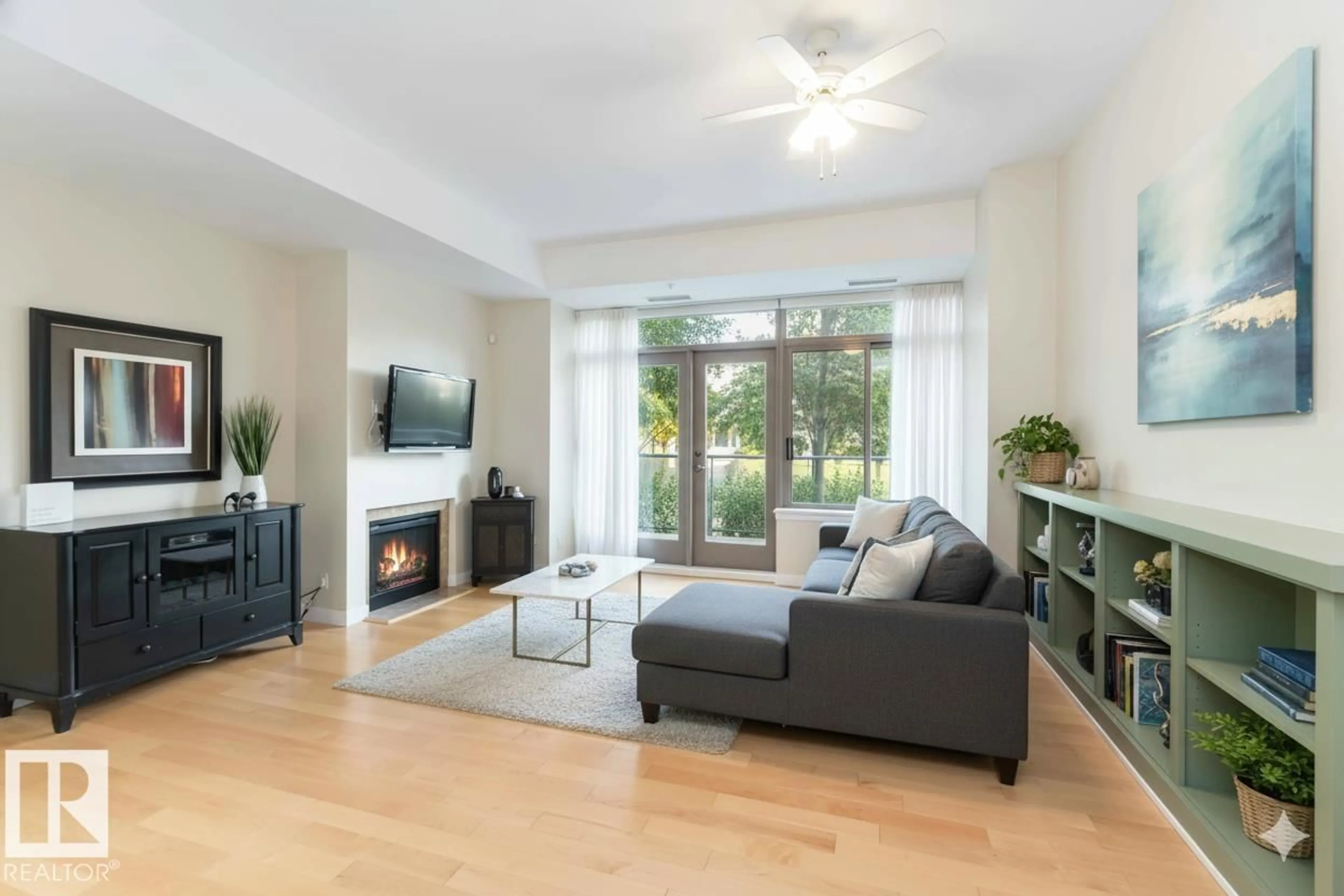 Living room with furniture, unknown for #108 - 2504 109 ST, Edmonton Alberta T6J2H3