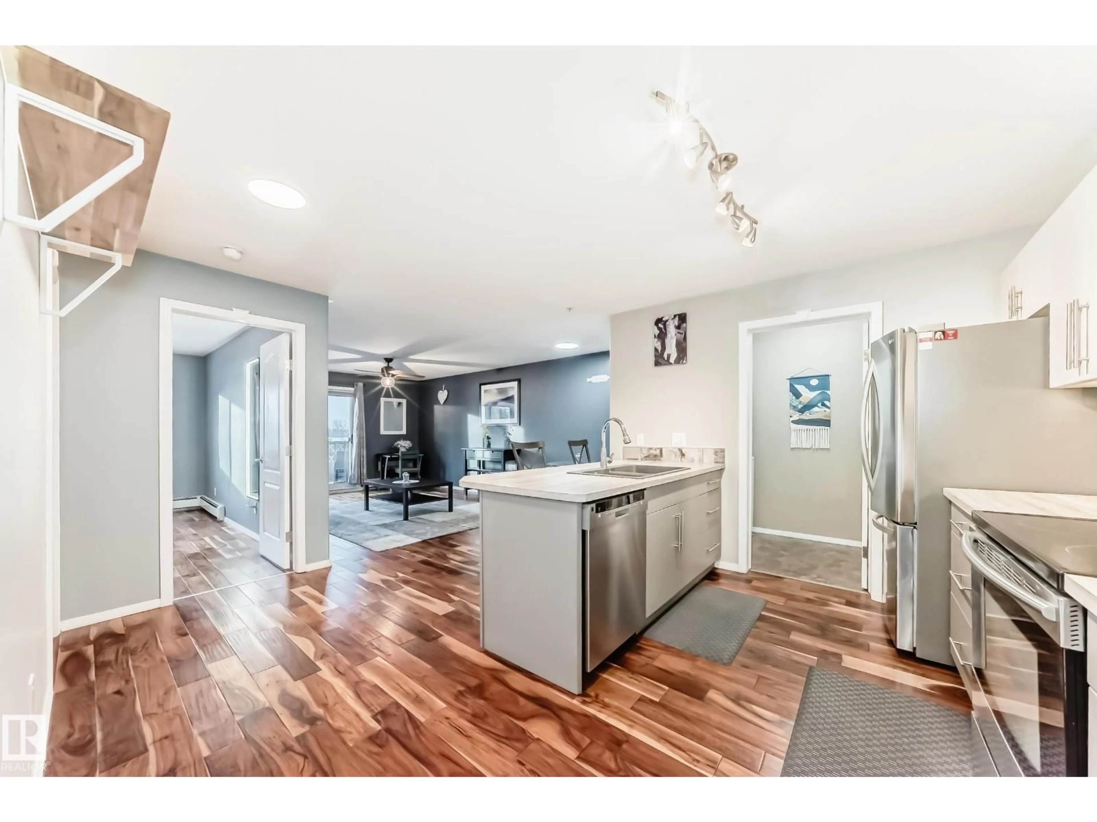 Open concept kitchen, unknown for 592 - 230 HOOKE RD, Edmonton Alberta T5A5H2