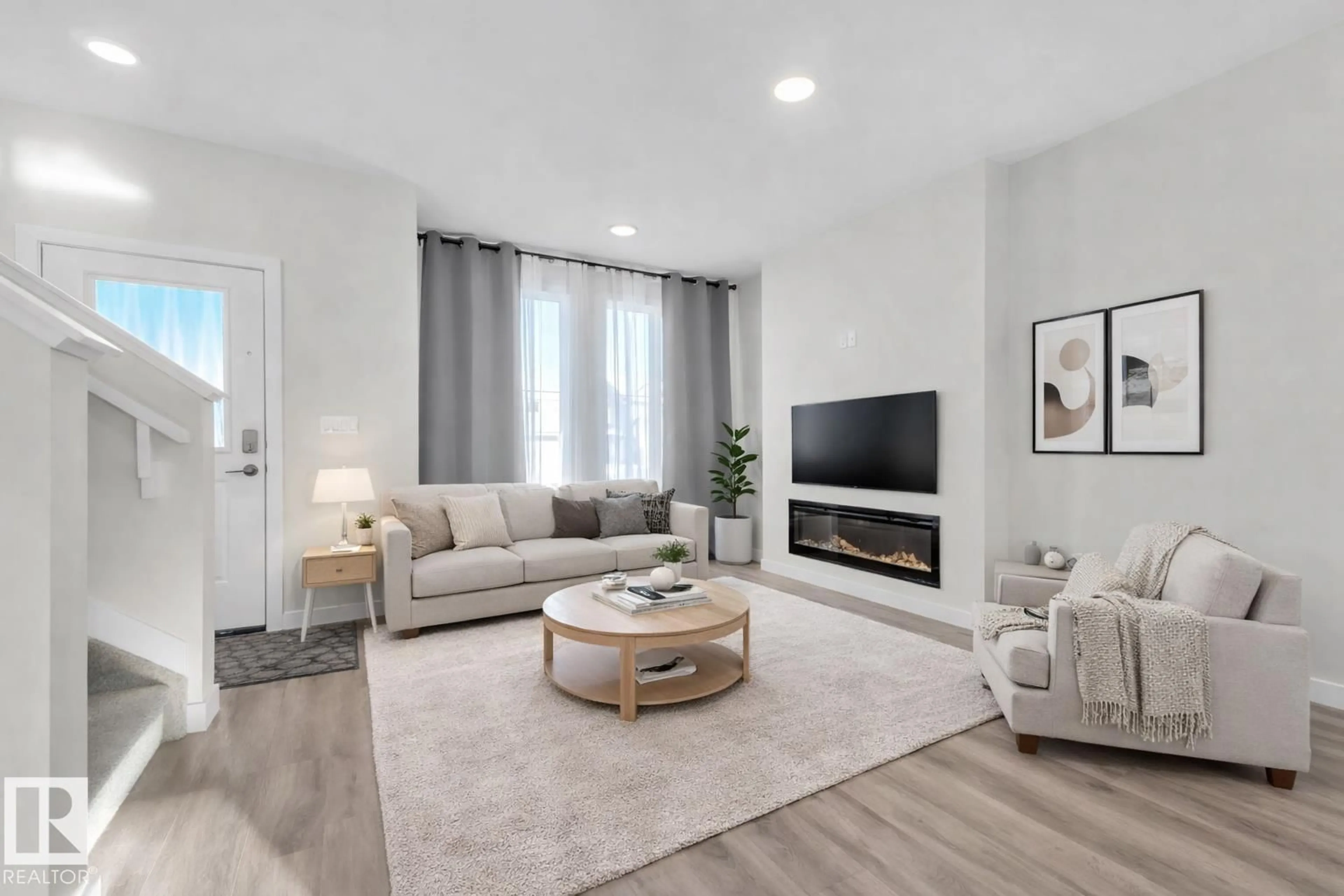 Living room with furniture, unknown for 37 SIENNA BV, Fort Saskatchewan Alberta T8L0W3