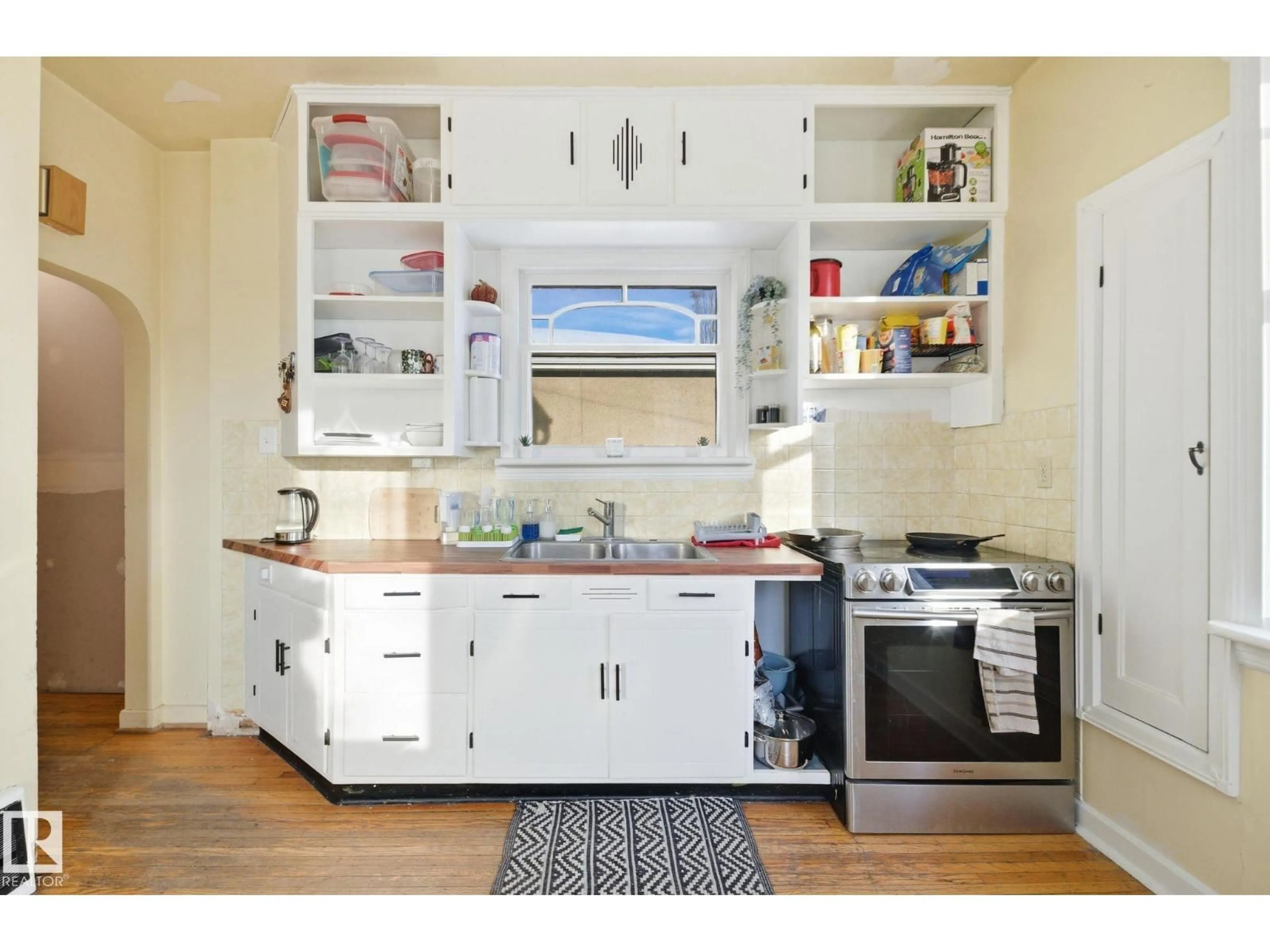 Open concept kitchen, unknown for NW - 11515 101 ST, Edmonton Alberta T5G2B2