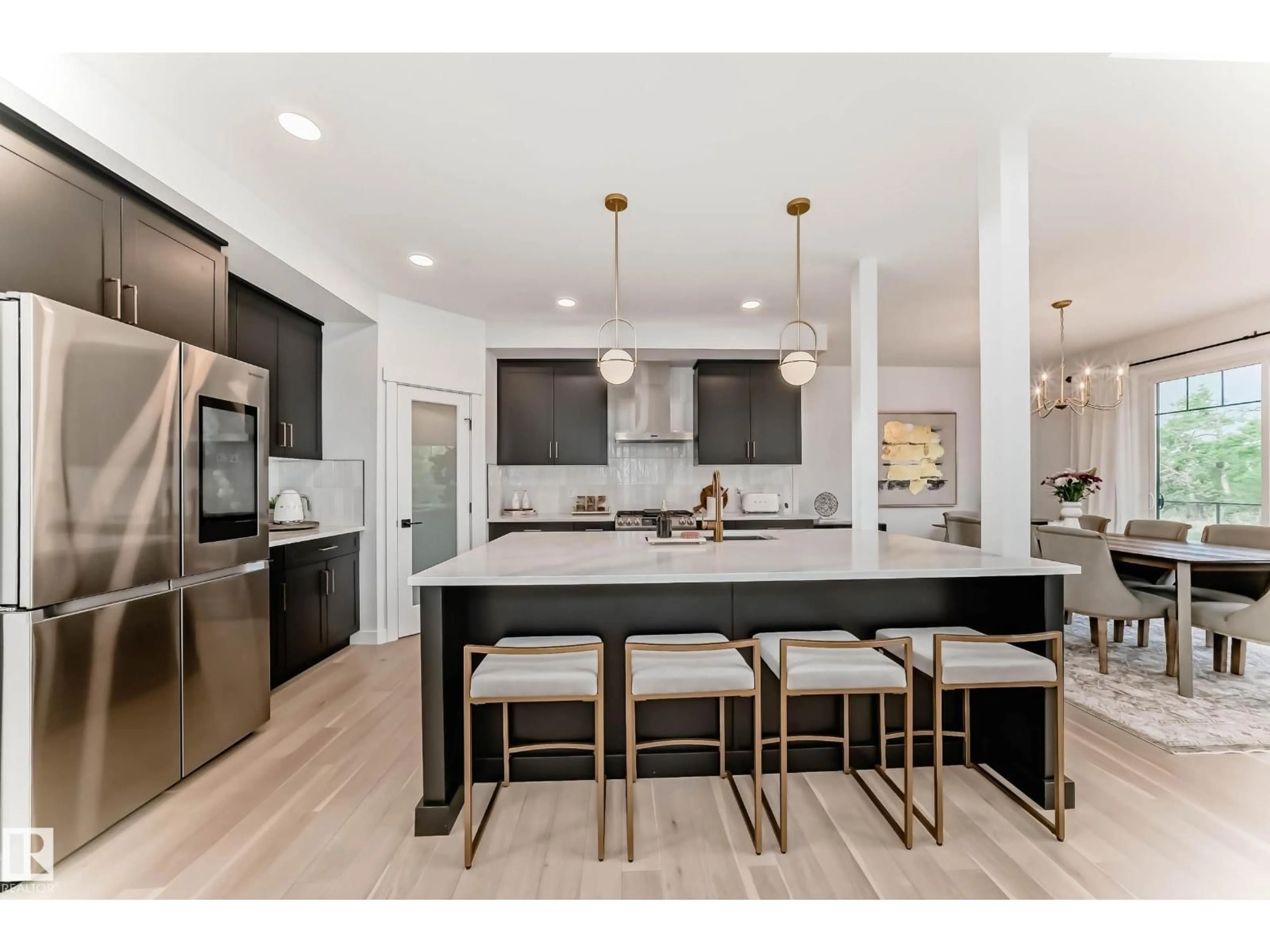 Open concept kitchen, unknown for NW - 2648 208 ST, Edmonton Alberta T6M1P3