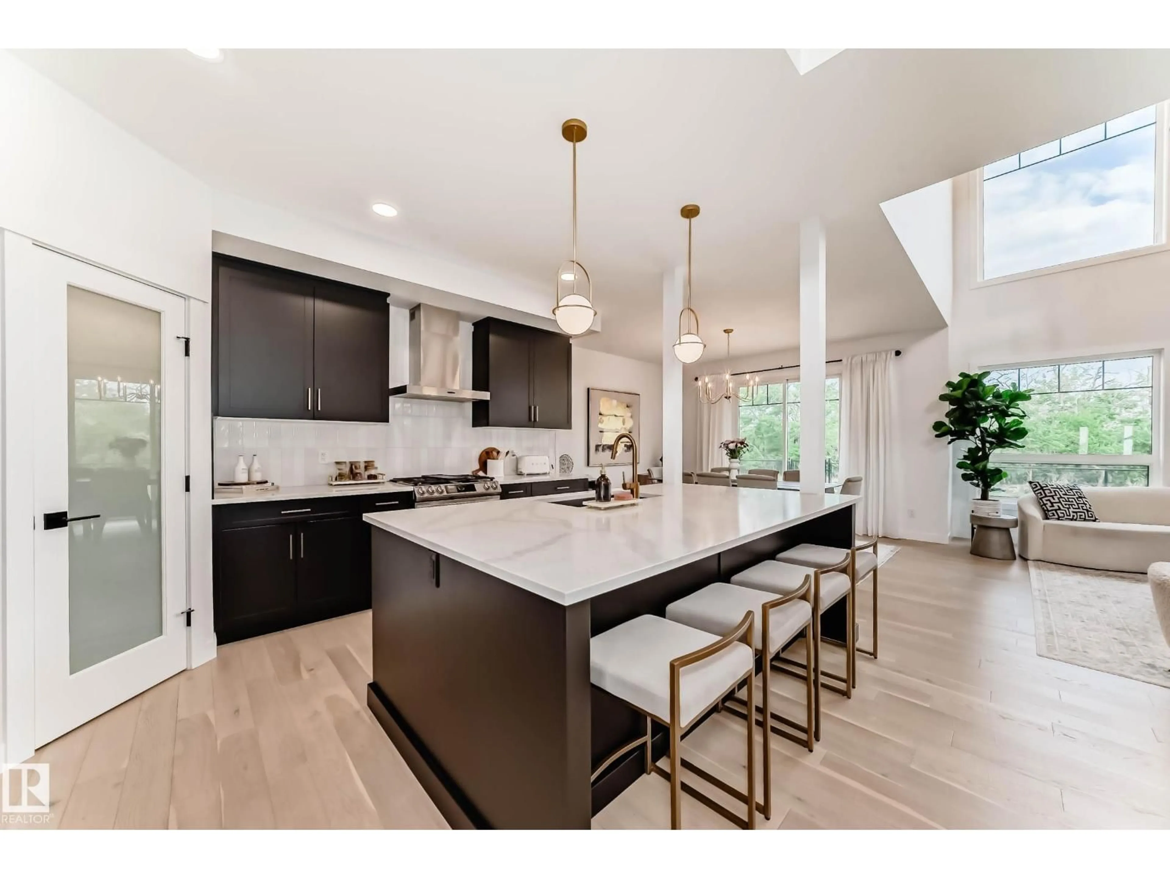 Open concept kitchen, ceramic/tile floor for NW - 2648 208 ST, Edmonton Alberta T6M1P3