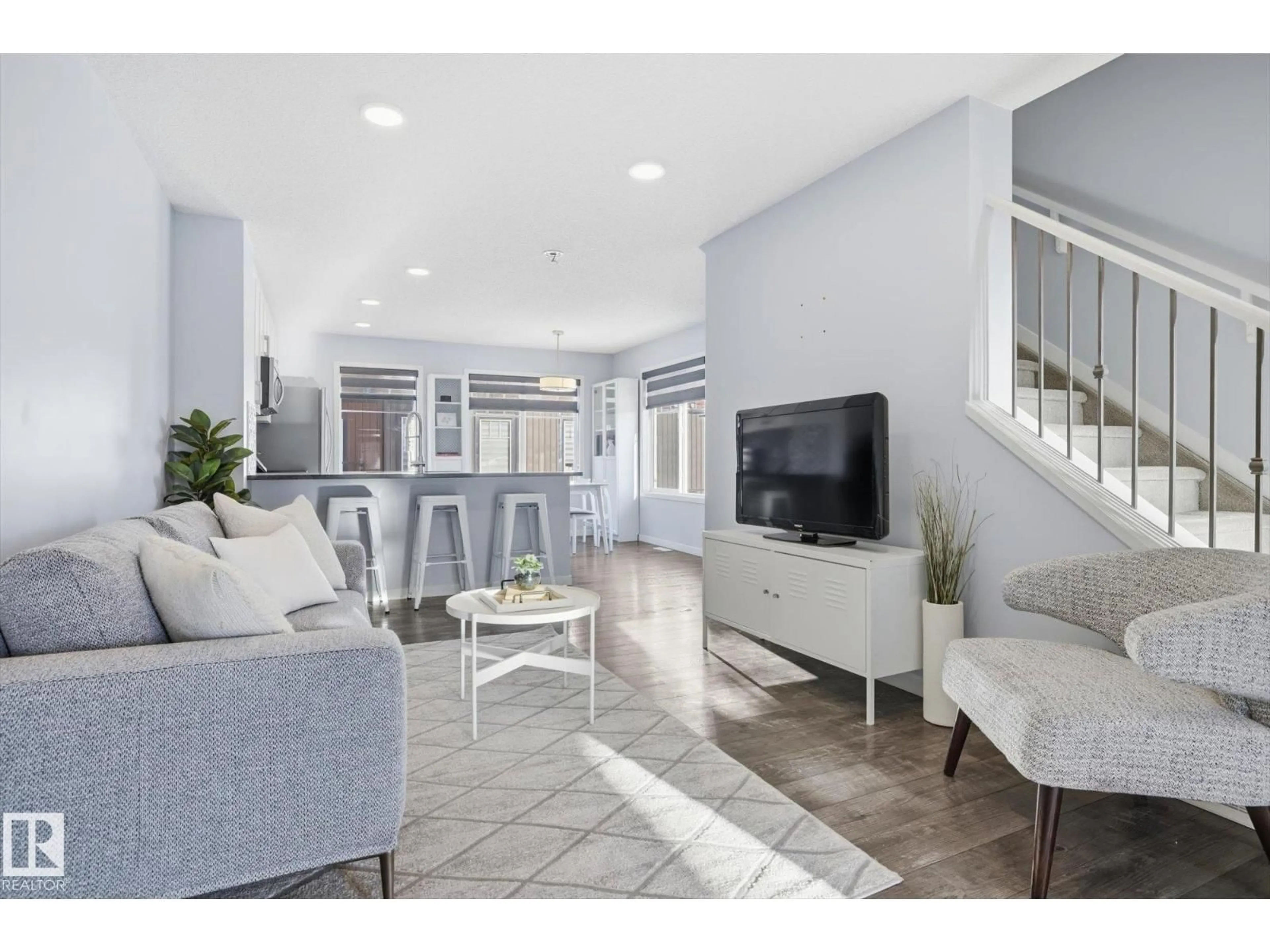 Living room with furniture, unknown for #111 - 3305 ORCHARDS LI, Edmonton Alberta T6X2H1