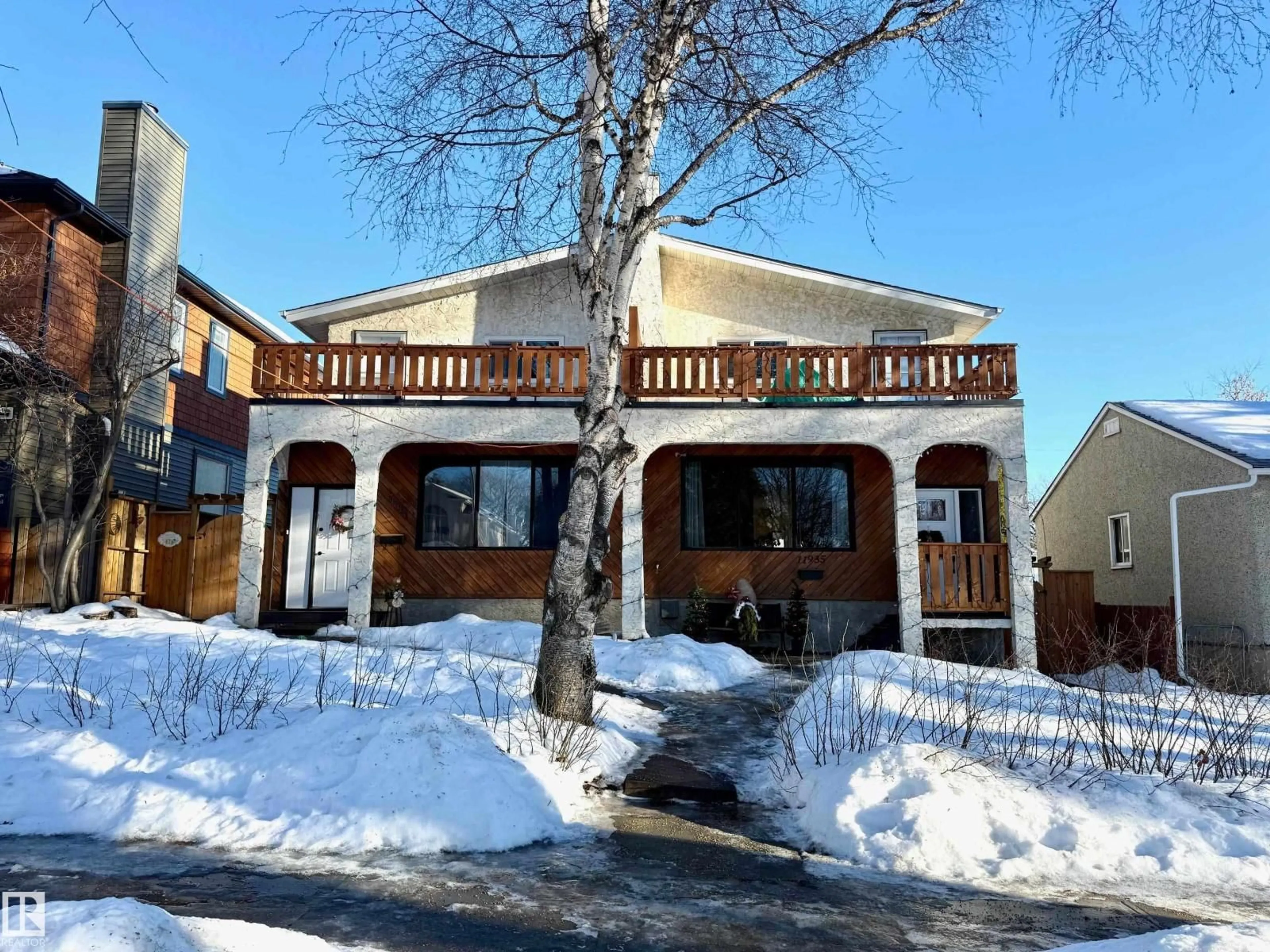 Patio, street for 11935 57 ST, Edmonton Alberta T5W3V7