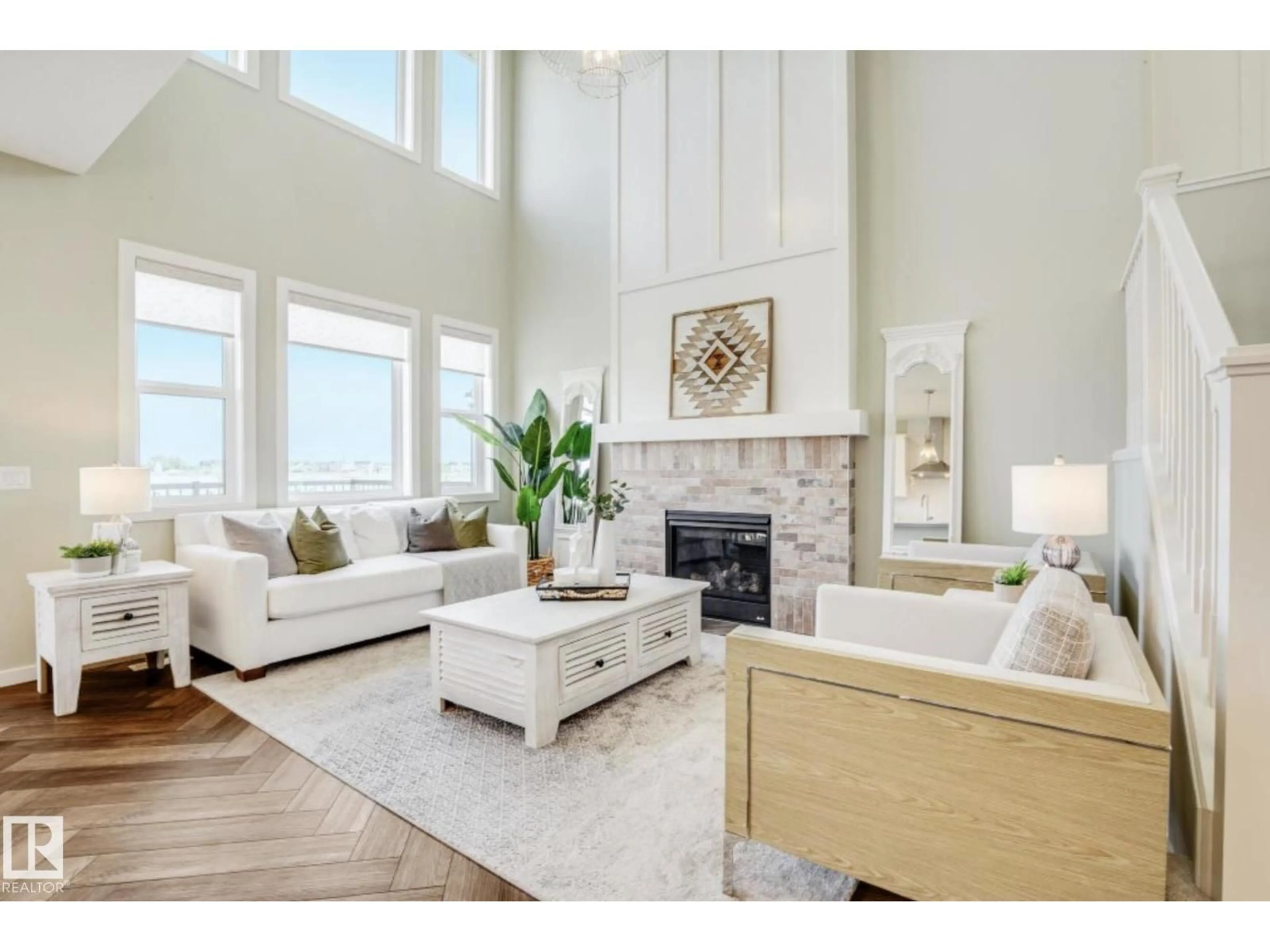 Living room with furniture, unknown for NW - 17355 3 ST, Edmonton Alberta T5Y4G7