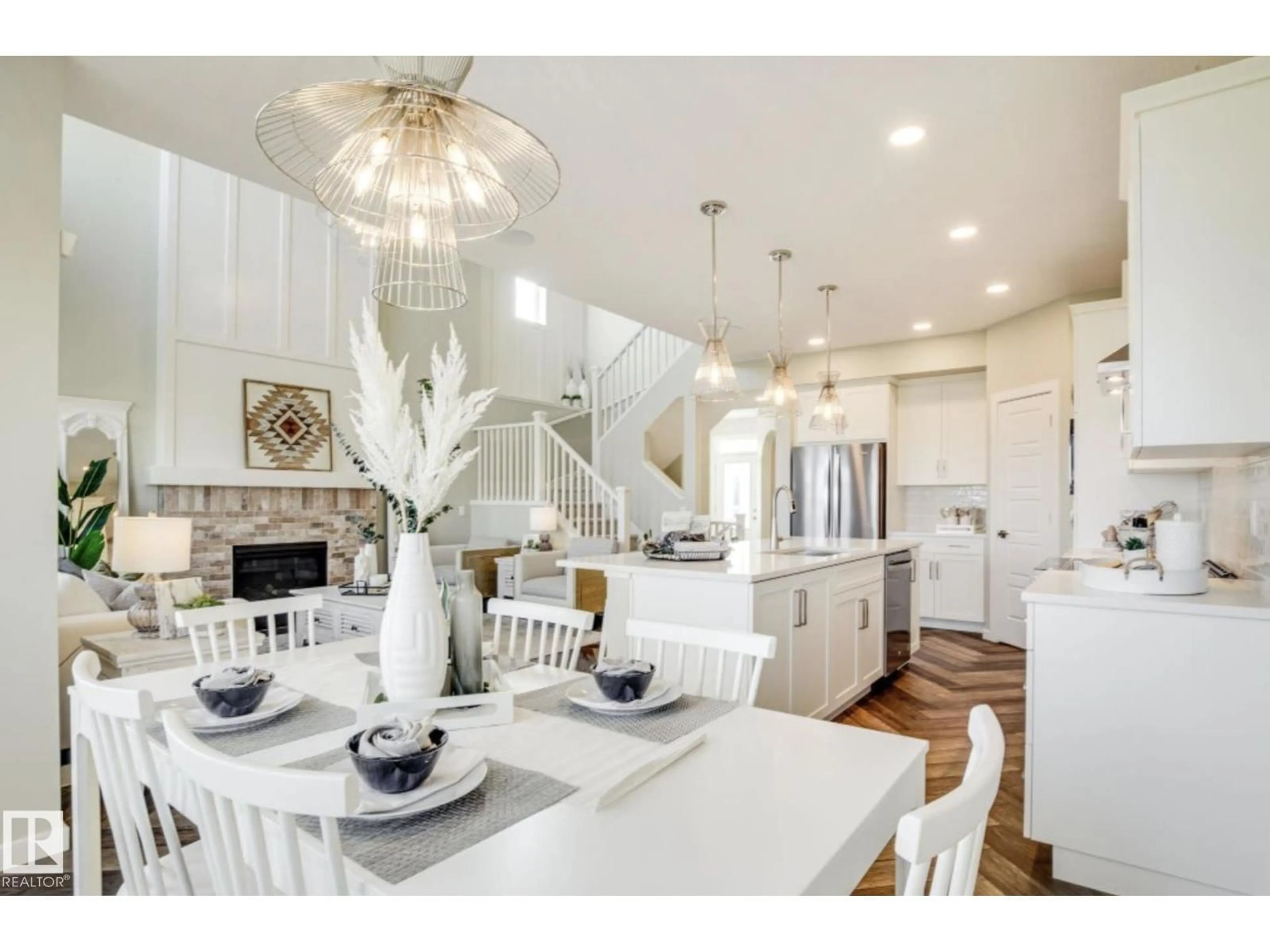 Open concept kitchen, ceramic/tile floor for NW - 17355 3 ST, Edmonton Alberta T5Y4G7