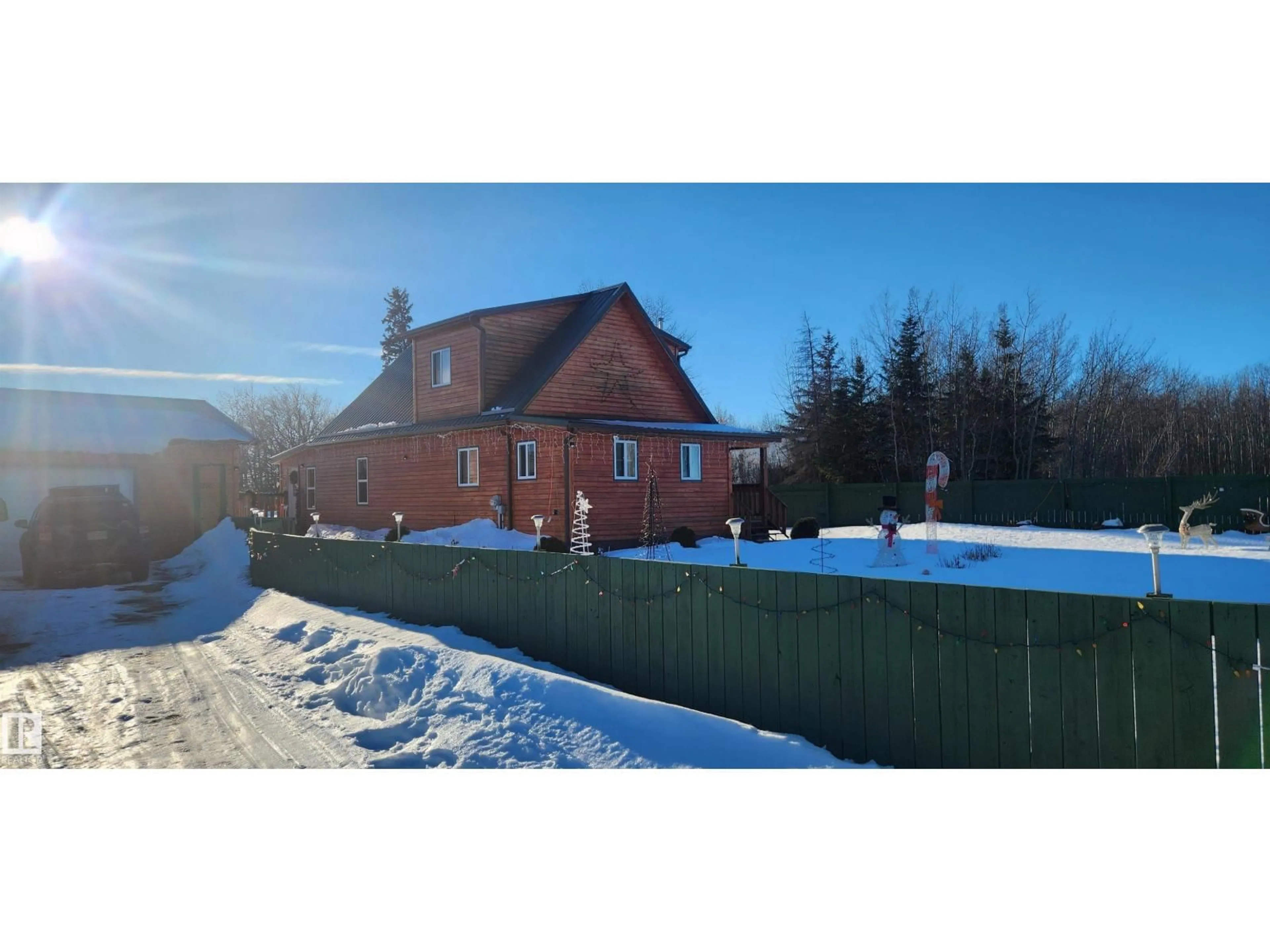 A pic from outside/outdoor area/front of a property/back of a property/a pic from drone, unknown for 5216 53 AV, Clyde Alberta T0G0P0