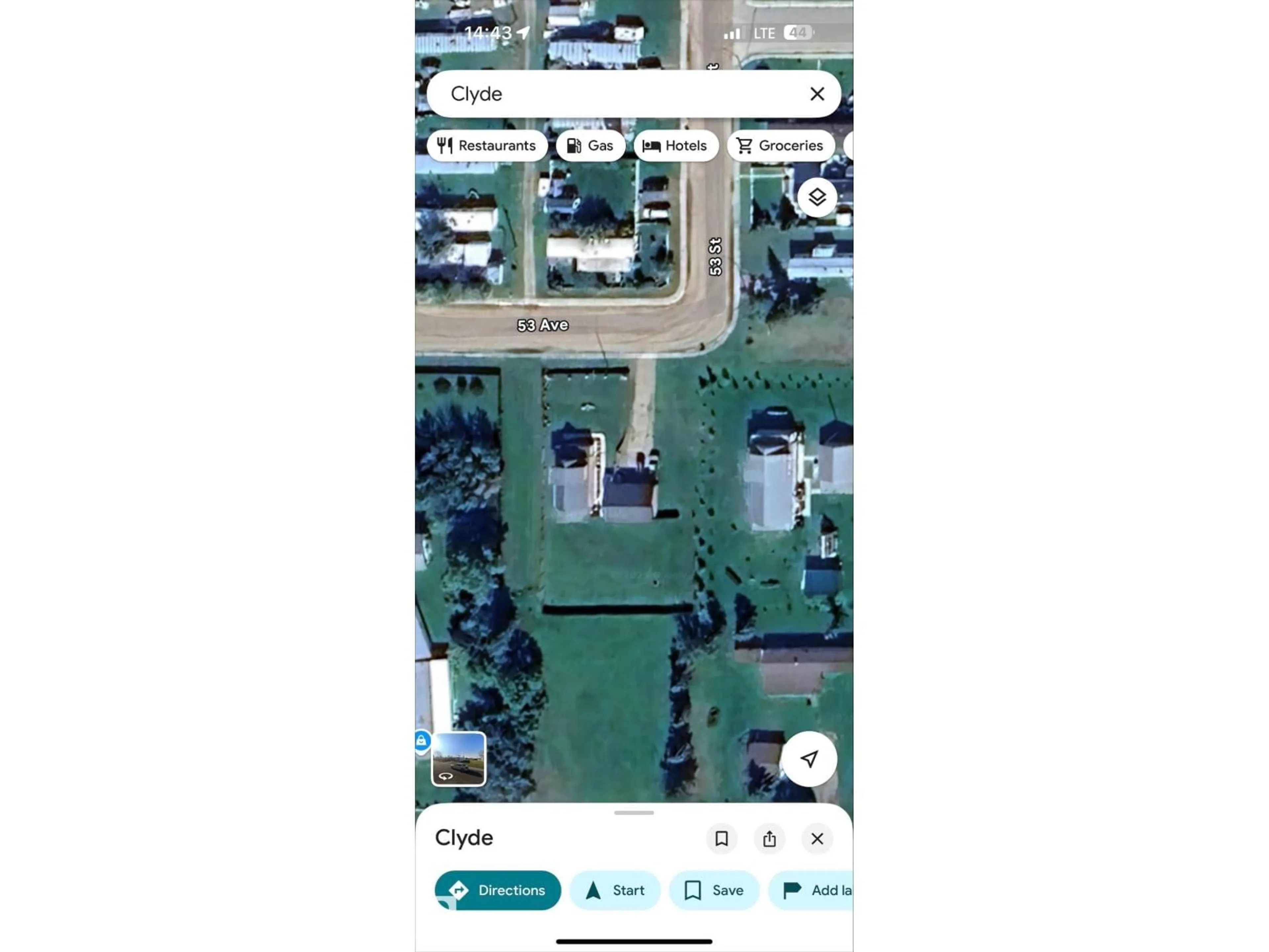 A pic from outside/outdoor area/front of a property/back of a property/a pic from drone, street for 5216 53 AV, Clyde Alberta T0G0P0