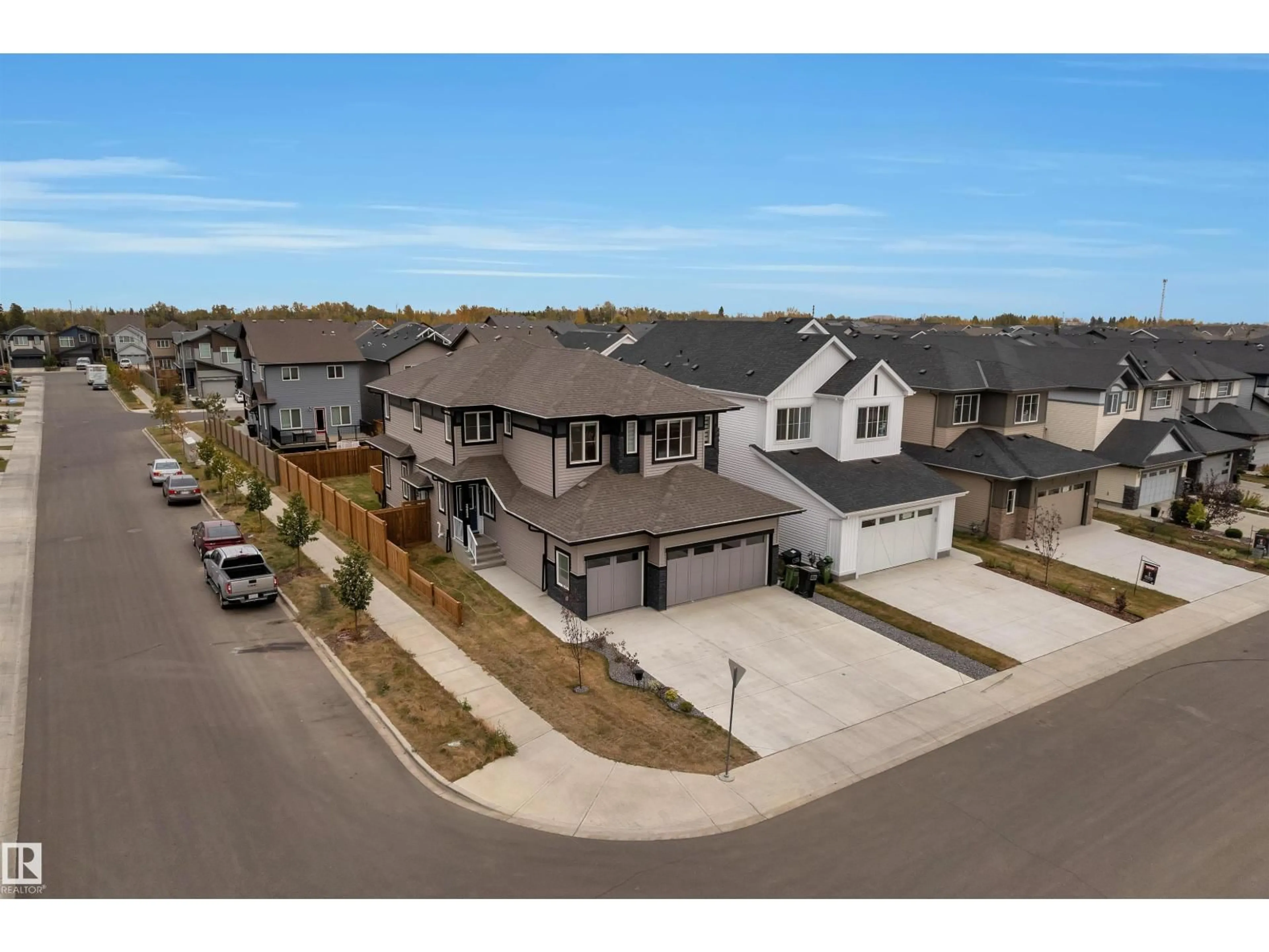 A pic from outside/outdoor area/front of a property/back of a property/a pic from drone, street for 22534 98A AV, Edmonton Alberta T5T7R7