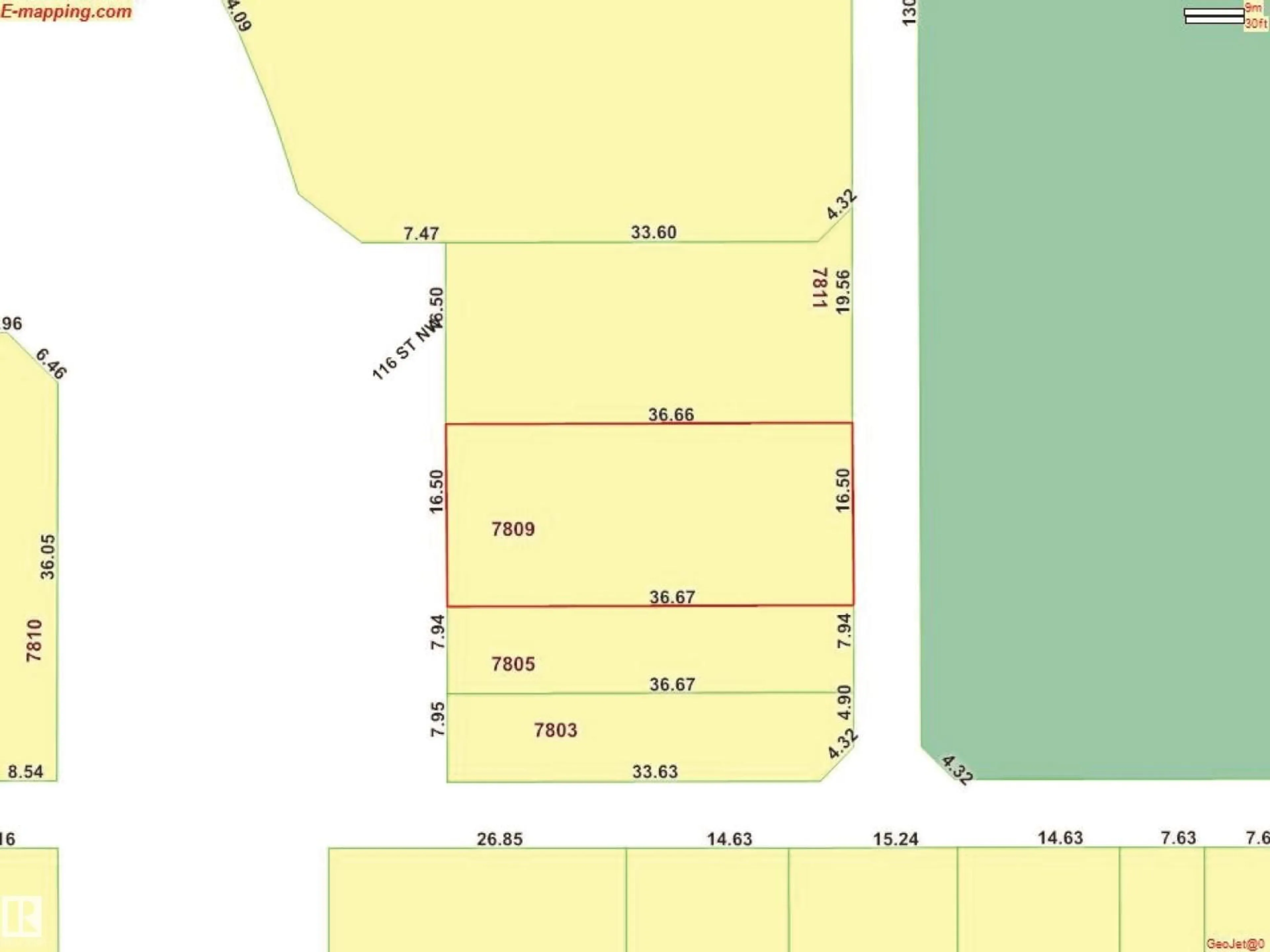 Floor plan for 7809 116 ST NW, Edmonton Alberta T6G1P5