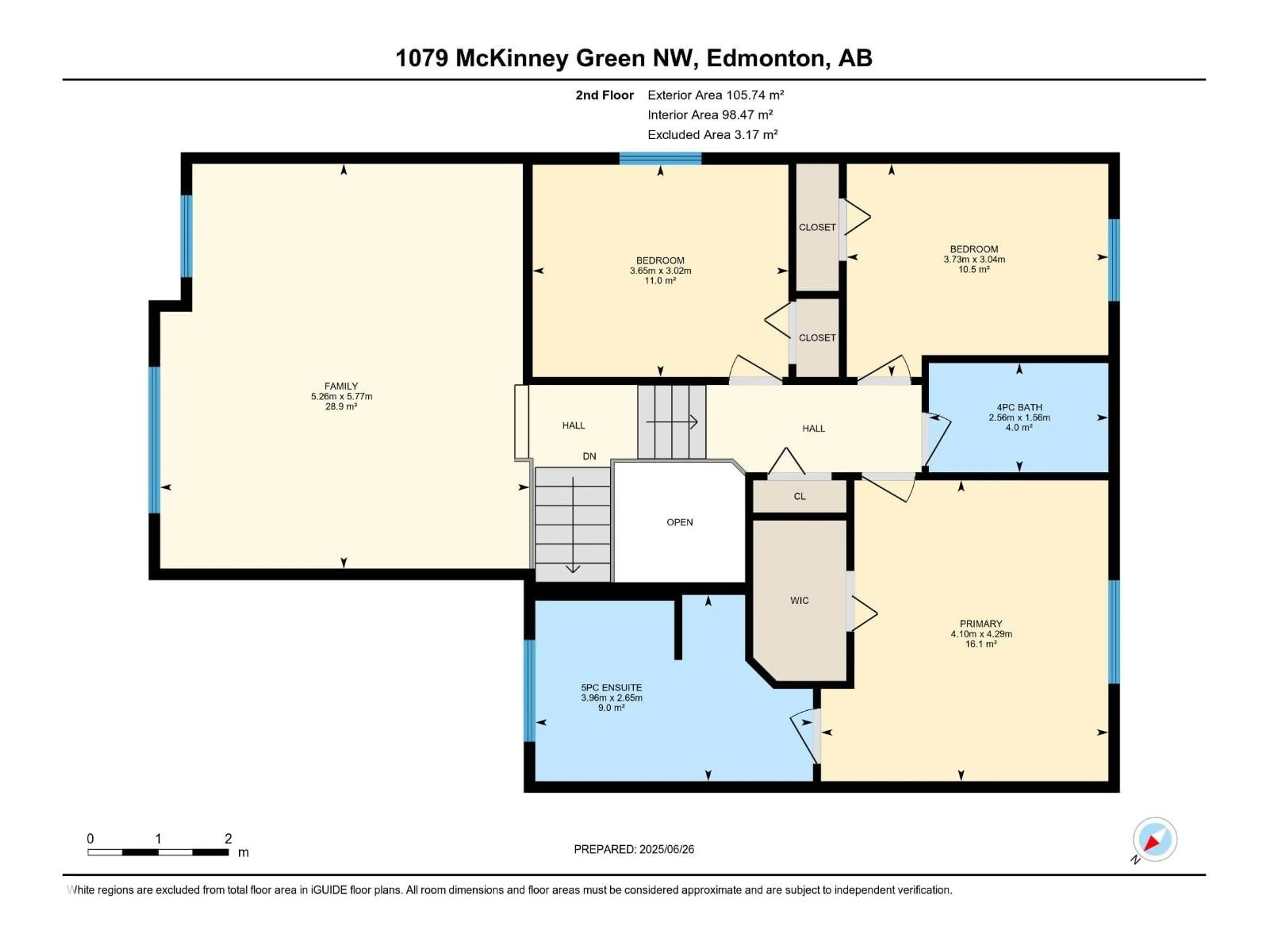 Floor plan for NW - 1079 MCKINNEY GR, Edmonton Alberta T6R3S5