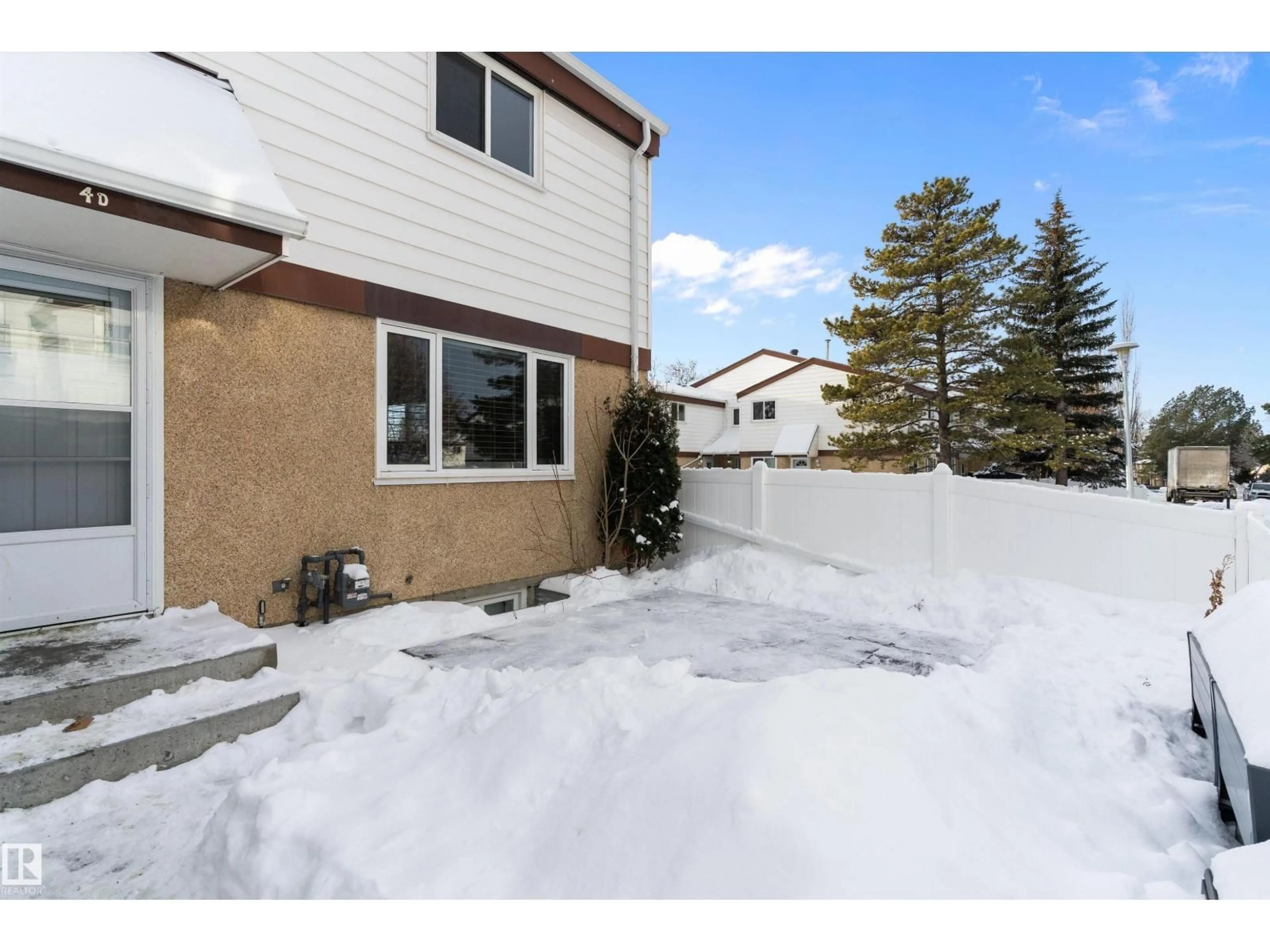 Patio, street for NW - 4D TWIN TC, Edmonton Alberta T6K1V4