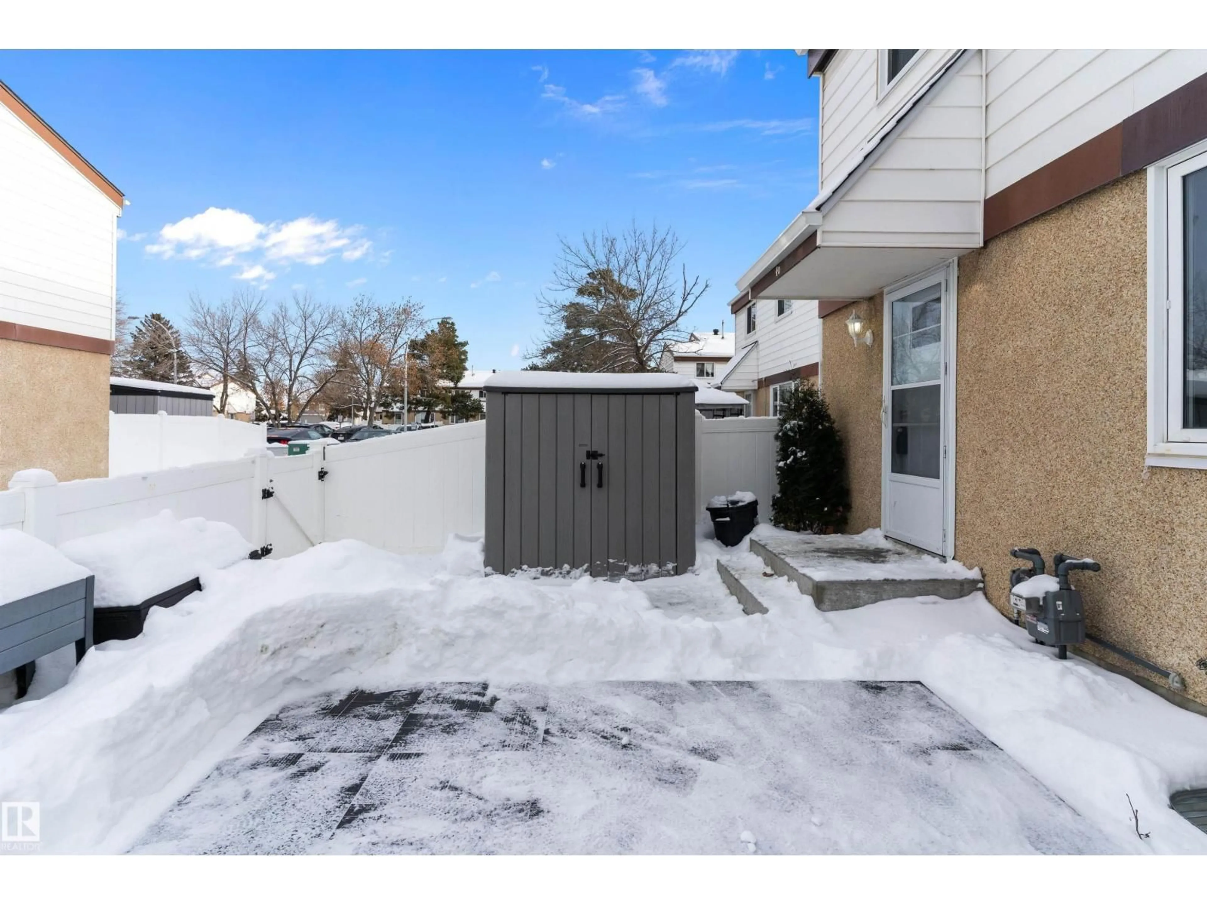 Patio, street for NW - 4D TWIN TC, Edmonton Alberta T6K1V4