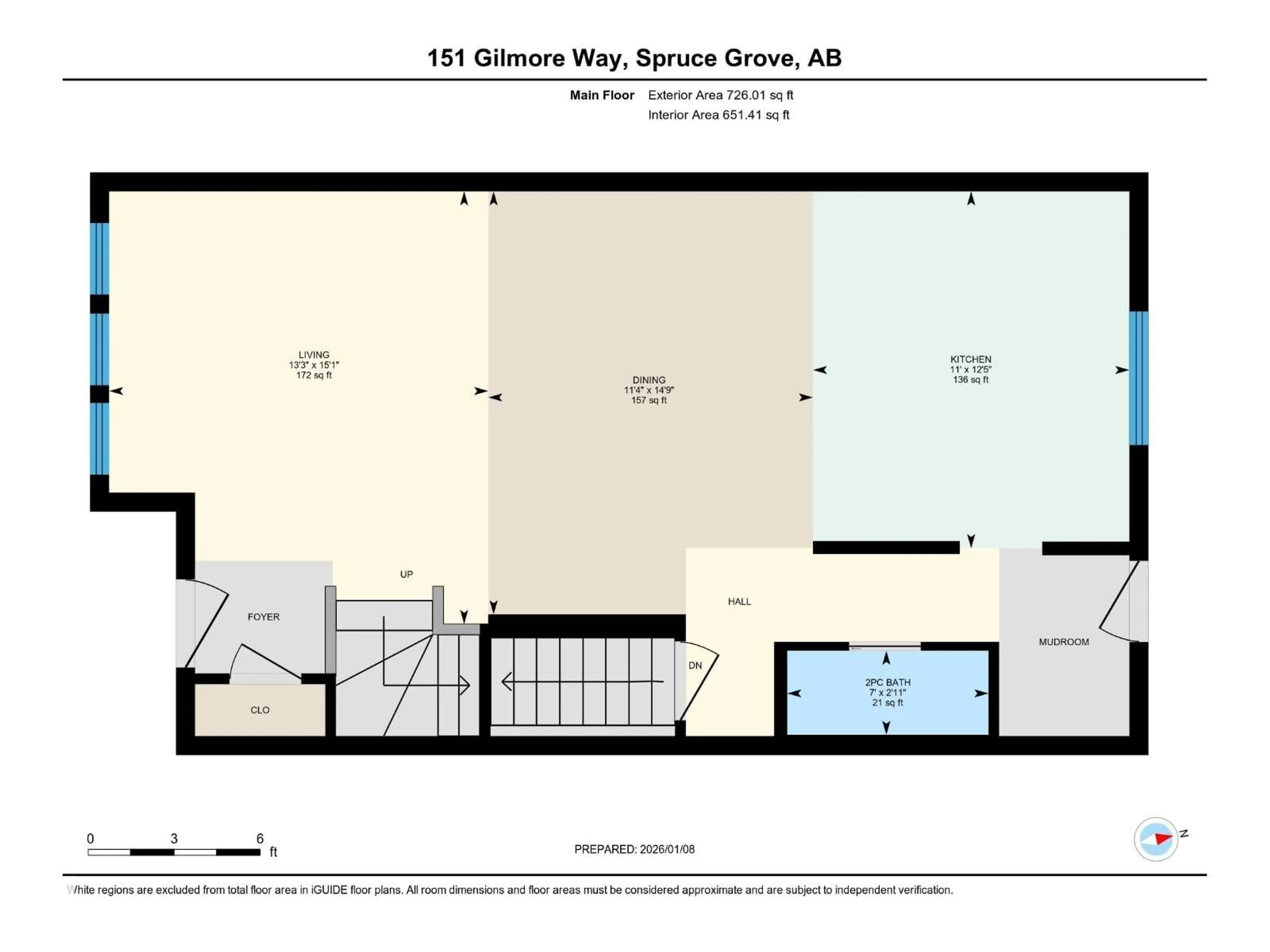 Floor plan for 151 GILMORE WY, Spruce Grove Alberta T7X0M5