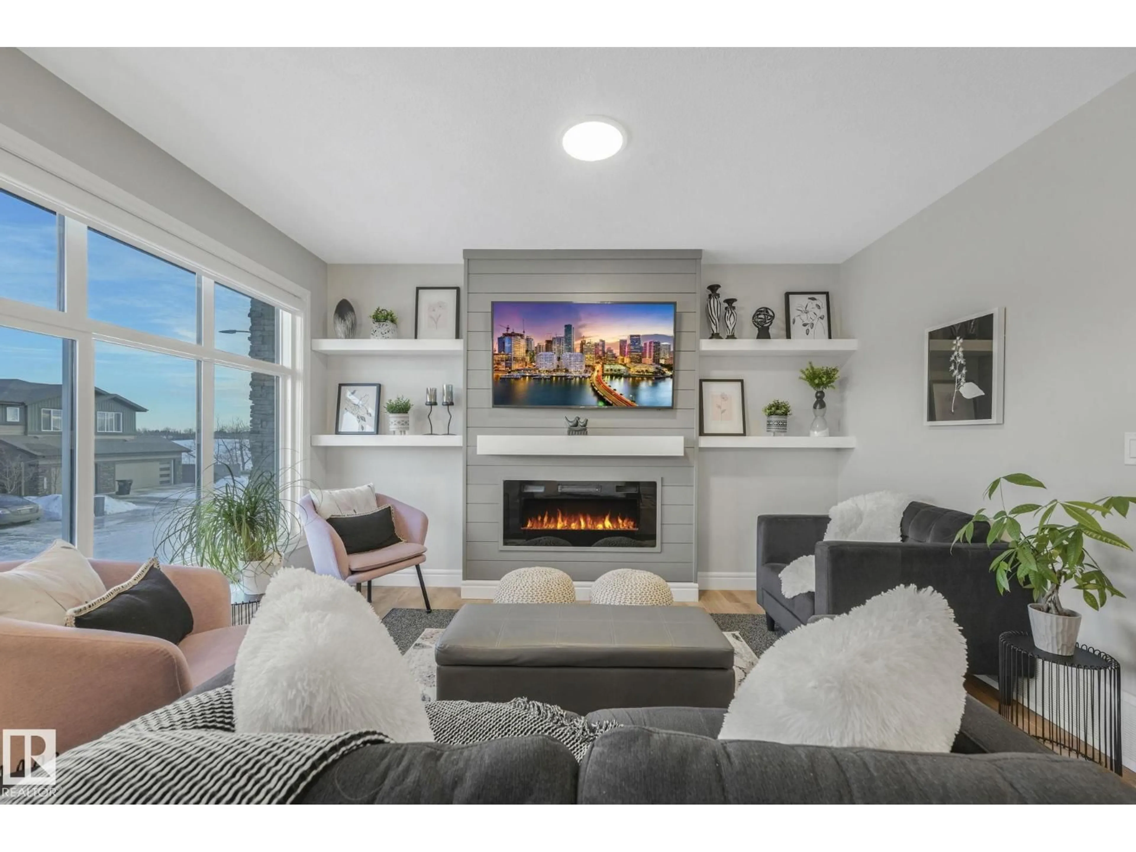 Living room with furniture, unknown for 7648 KORULUK PL, Edmonton Alberta T6W4R7