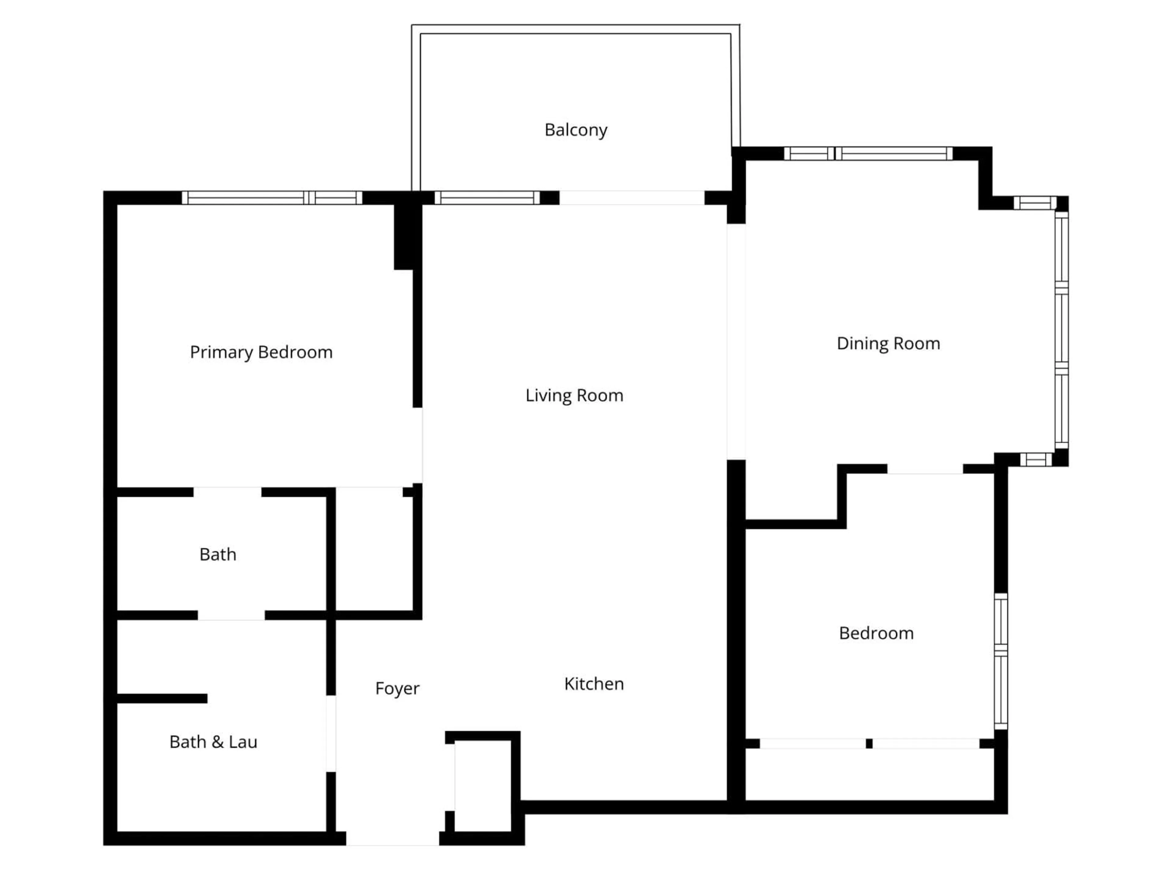 Floor plan for 2301 - 10180 104 ST NW, Edmonton Alberta T5J1A7