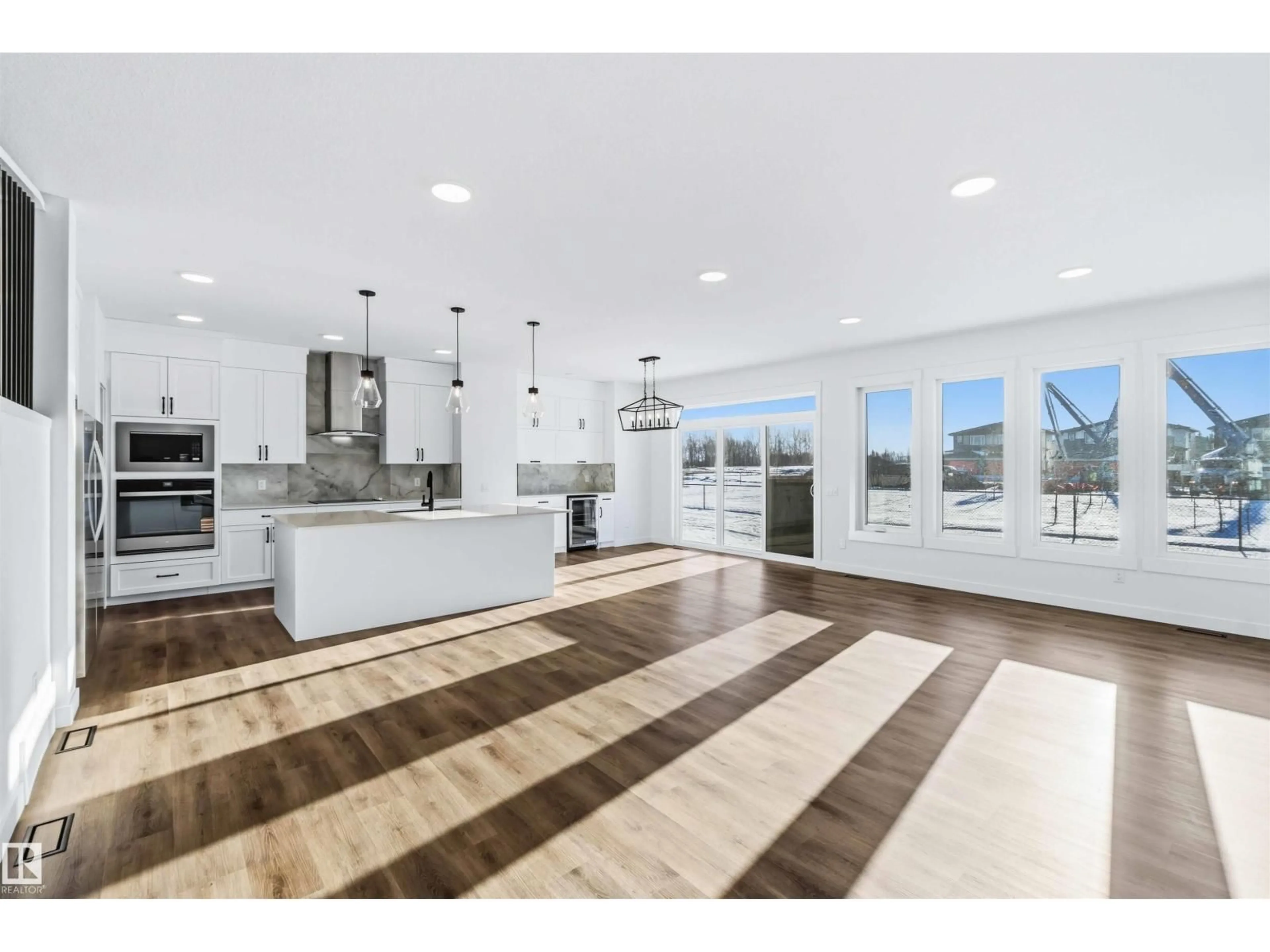 Open concept kitchen, unknown for 2211 4 AV, Edmonton Alberta T6X3L4