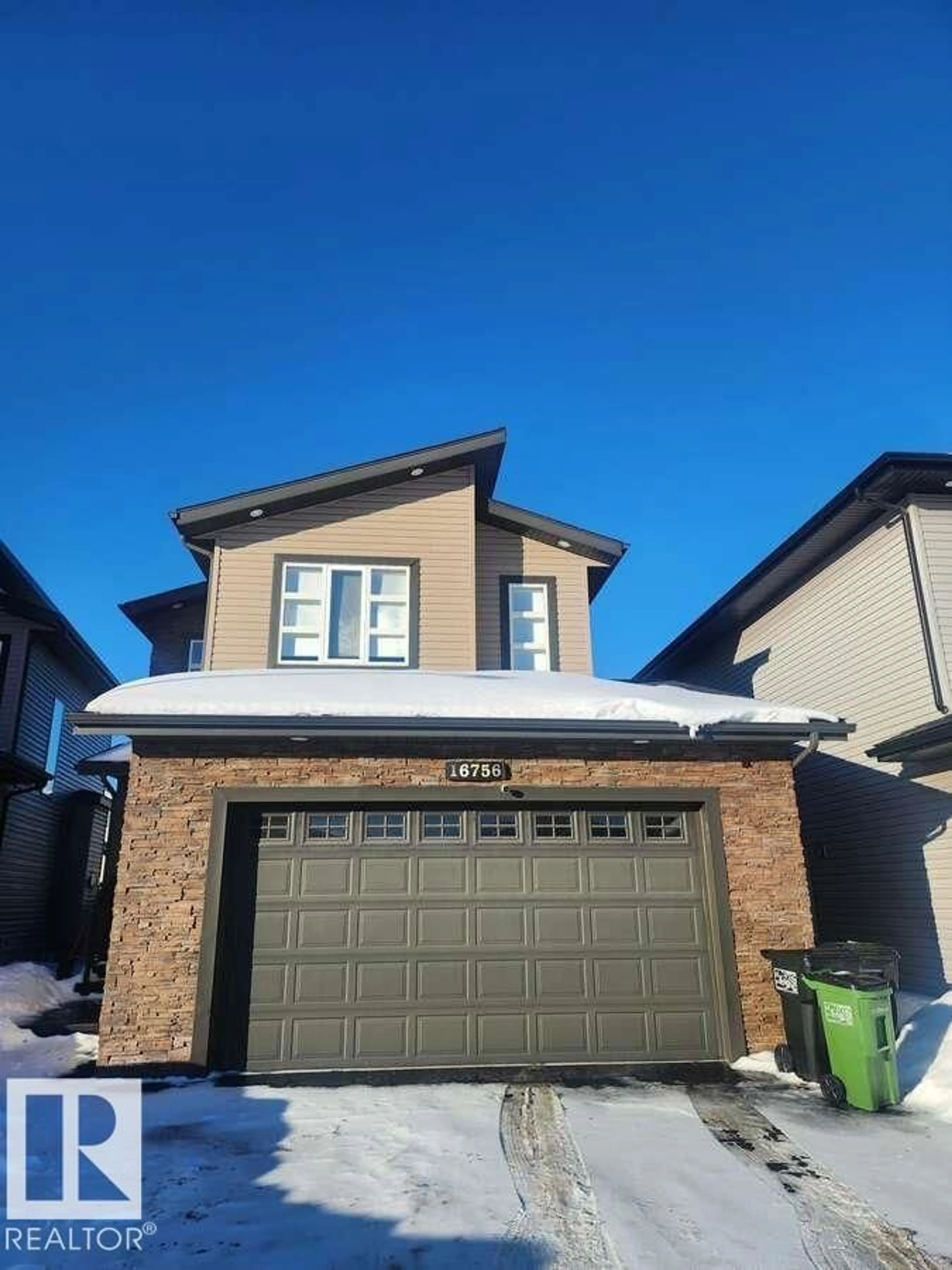 Home with brick exterior material, street for NW - 16756 60 ST, Edmonton Alberta T5Y0W5